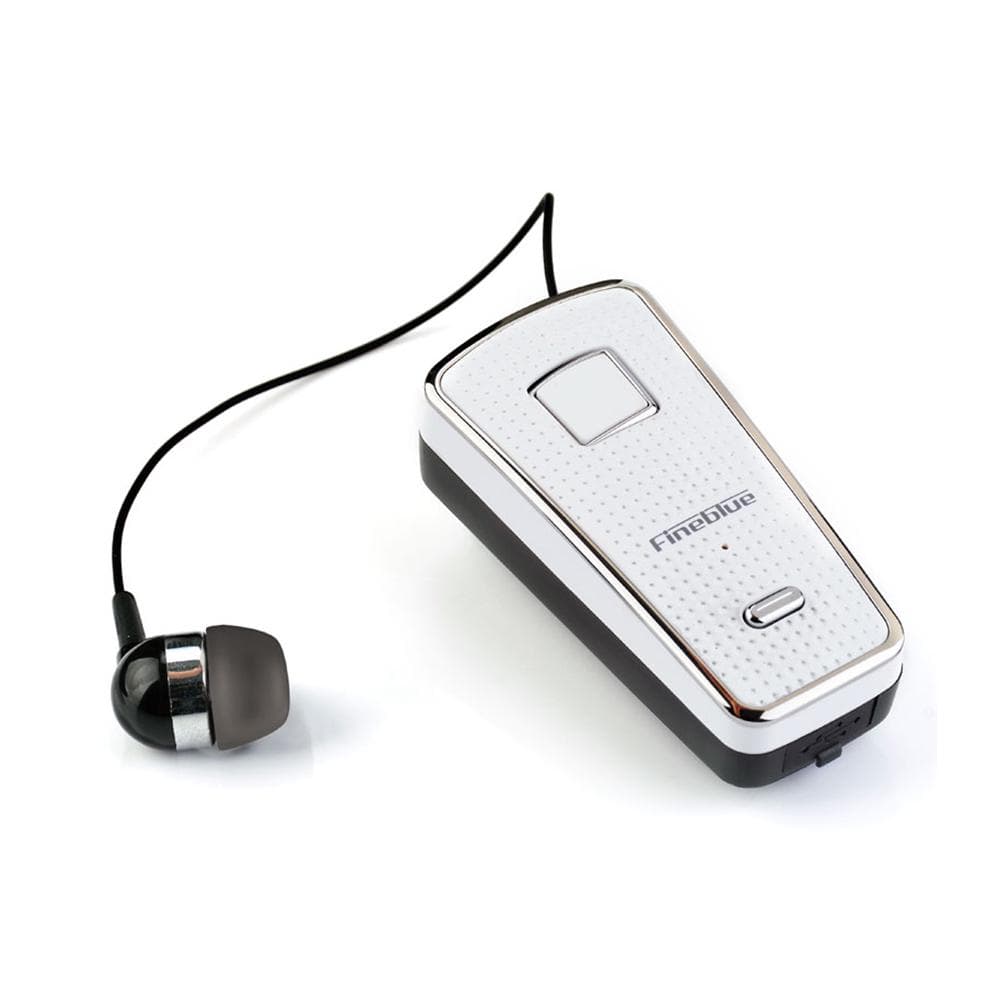 Fineblue F970 Pro Clip-on In-ear Earphone Wireless Bluetooth 5.0 Headset Vibrating Wear Clip white