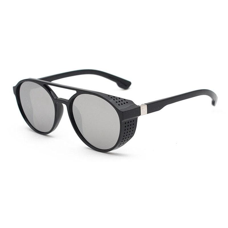 Classic Gothic Steampunk Sunglasses Men Women Retro Round Colorful Lens Vintage UV400 Sun Glasses Brand Designer sunglasses