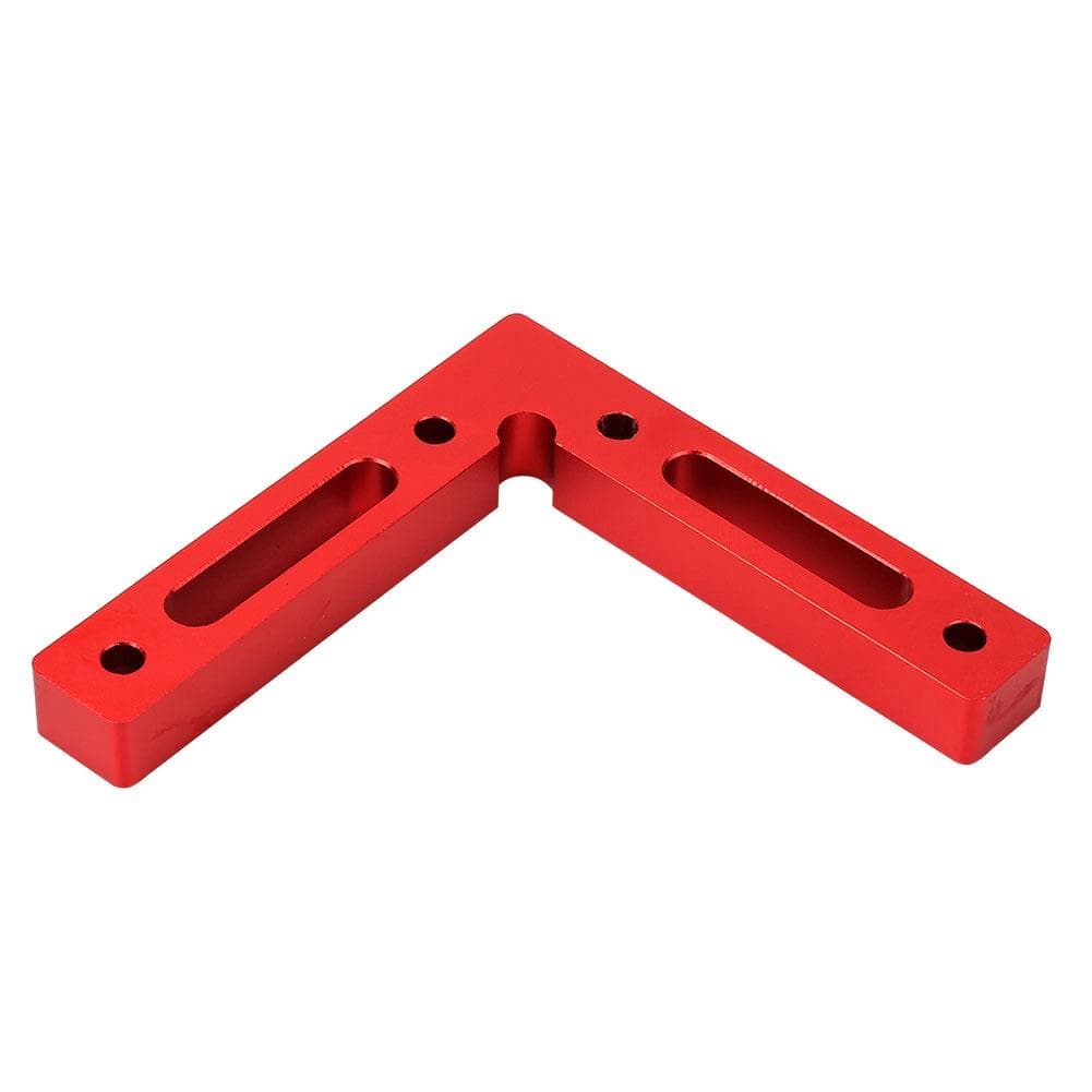 Aluminum Alloy 90 Degree Positioning Clamp Woodworking Right Angle Square Ruler