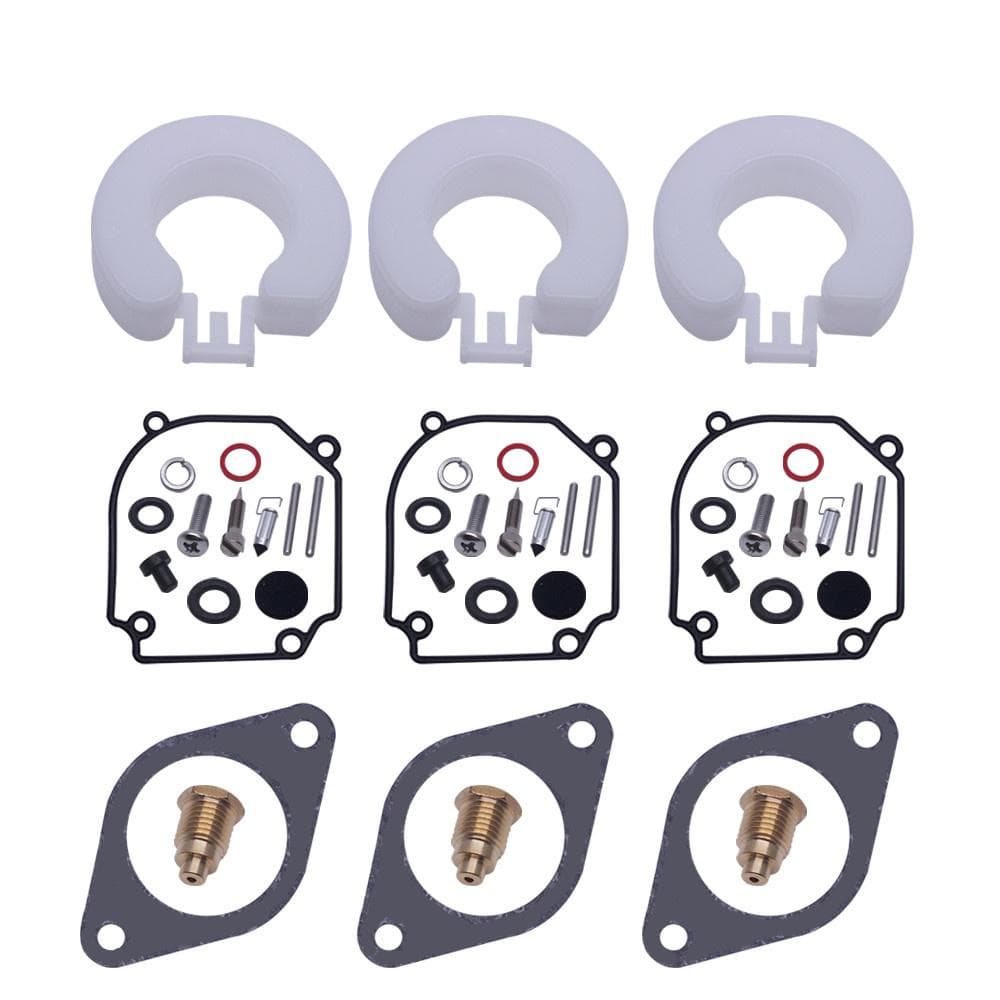 3x Carburetor Carb Repair Kits For Yamaha Outboard 75-80-90HP 2T #6H1-W0093-01