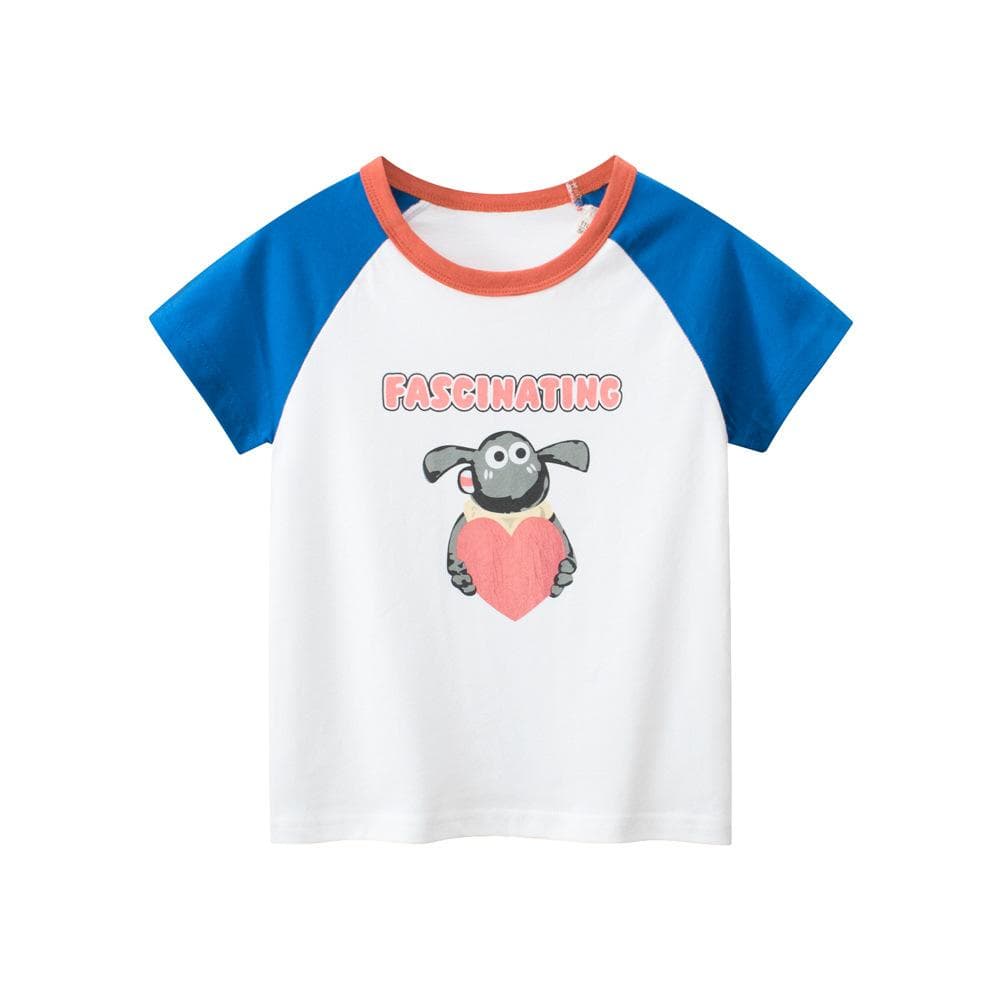 Children's Short-Sleeved T-shirt Summer Baby Girl Clothes 140cm
