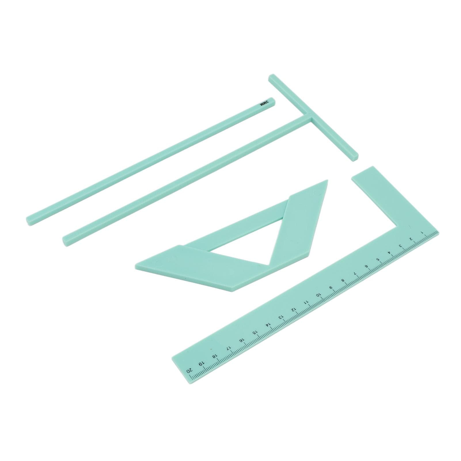 Complete Bookbinding Ruler Kit Acrylic Multifunctional Book Cover Maker Kit for Scrapbook