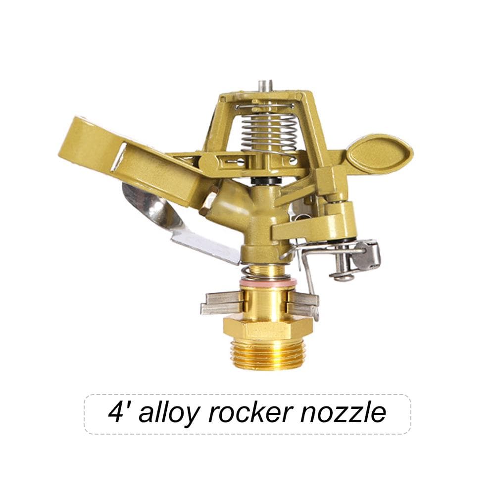0 degrees -360 degrees Kirsite Adjustable Pattern Rain Bird Garden Impact Sprinkler Agricultural Lawn Brass Spray 1 gold