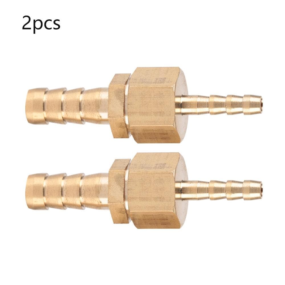 2pcs 410mm Brass Fitting Hose Barb Tail Reducer Reducing Plug Connector