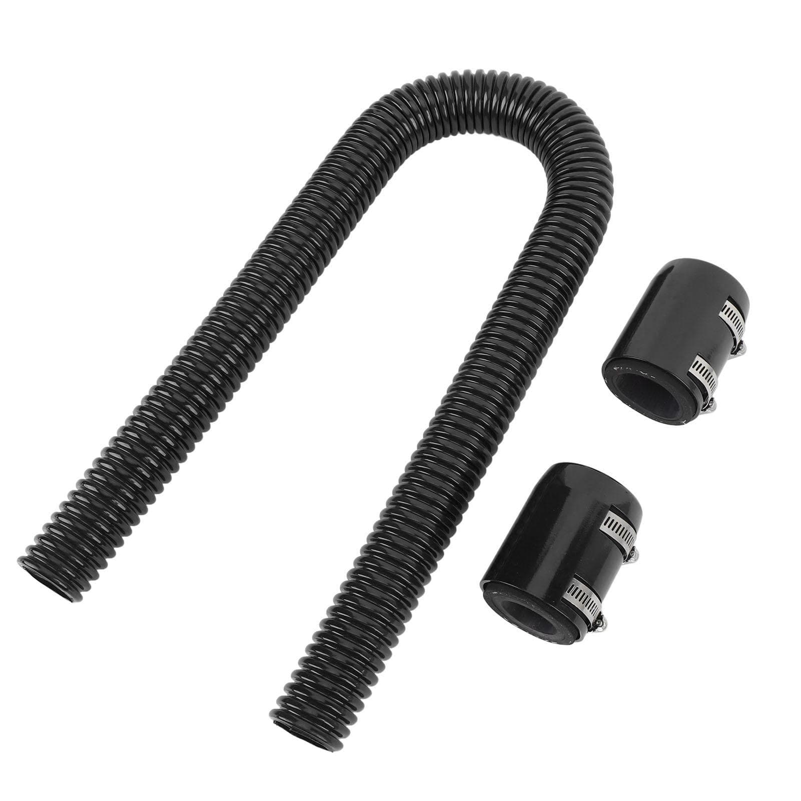 36 Inch Flexible Stainless Steel Radiator Hose Kit With Billet Clamps Universal Flex Radiator