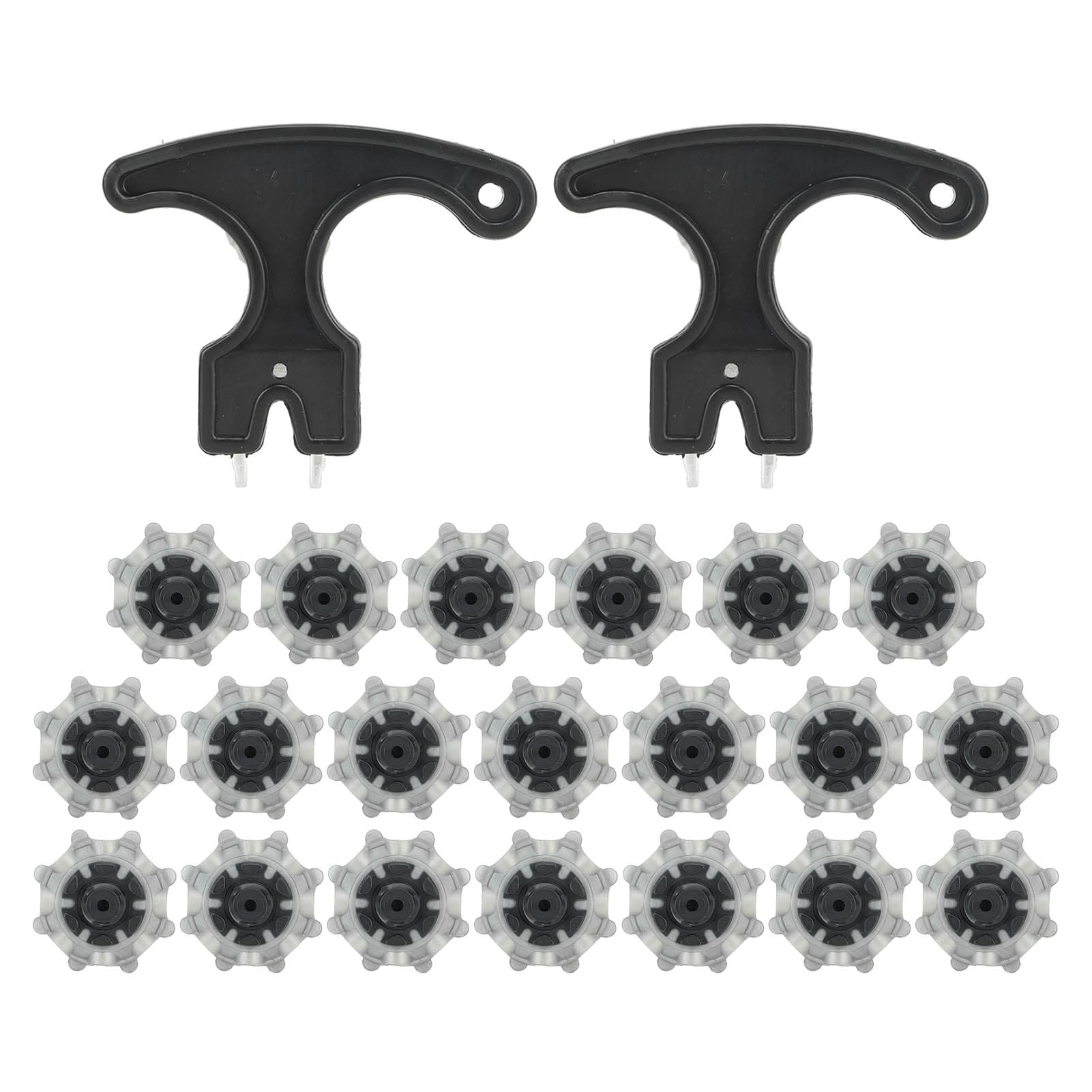 20PCS Golf Spikes Replacement with Nail Puller TPU Easy To Replace Anti Skid Golf Studs for Golf
