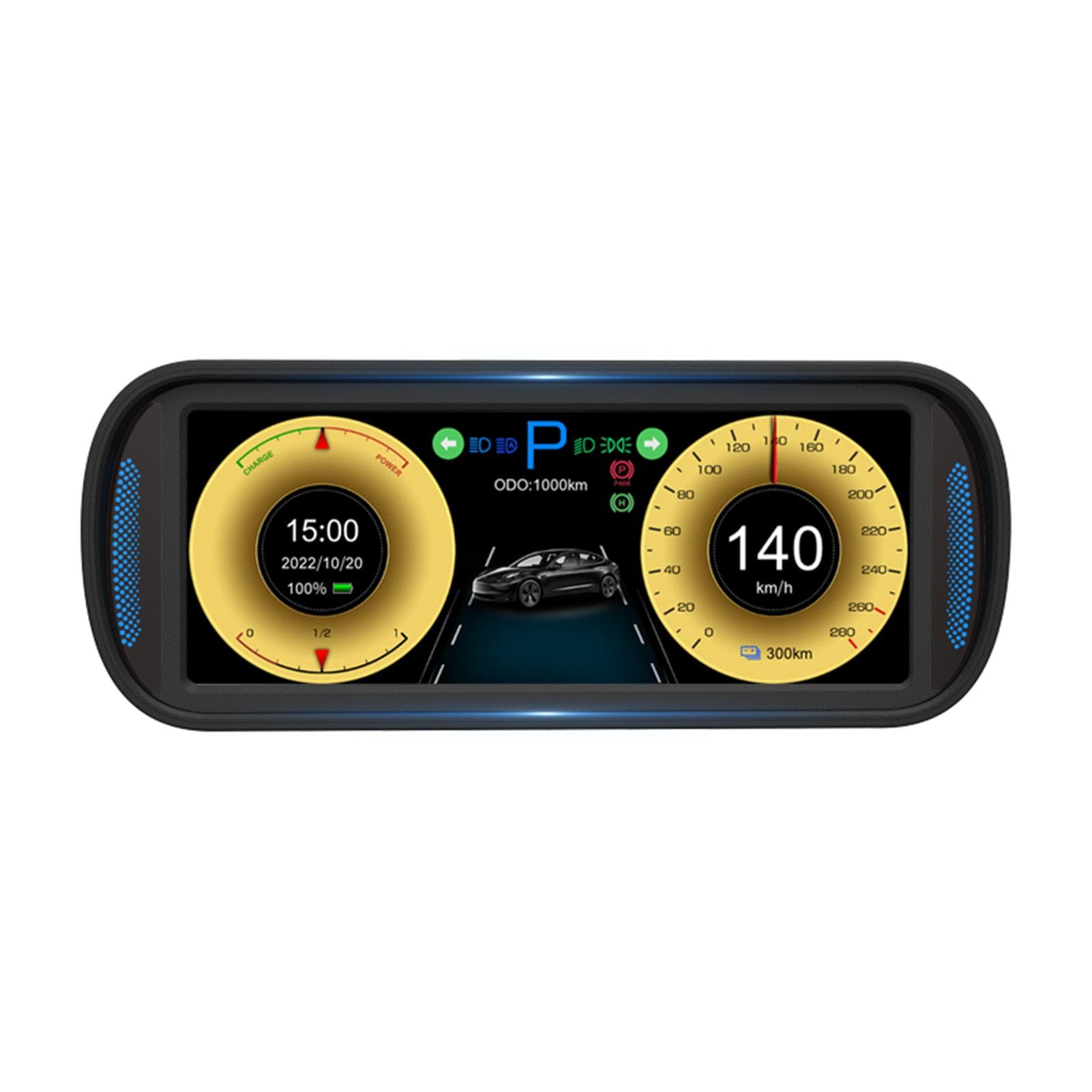 Car Head Up Display Replacement for Tesla Model Y/3 2019-2022 Car LCD Instrument 1280*480 6.8inch black