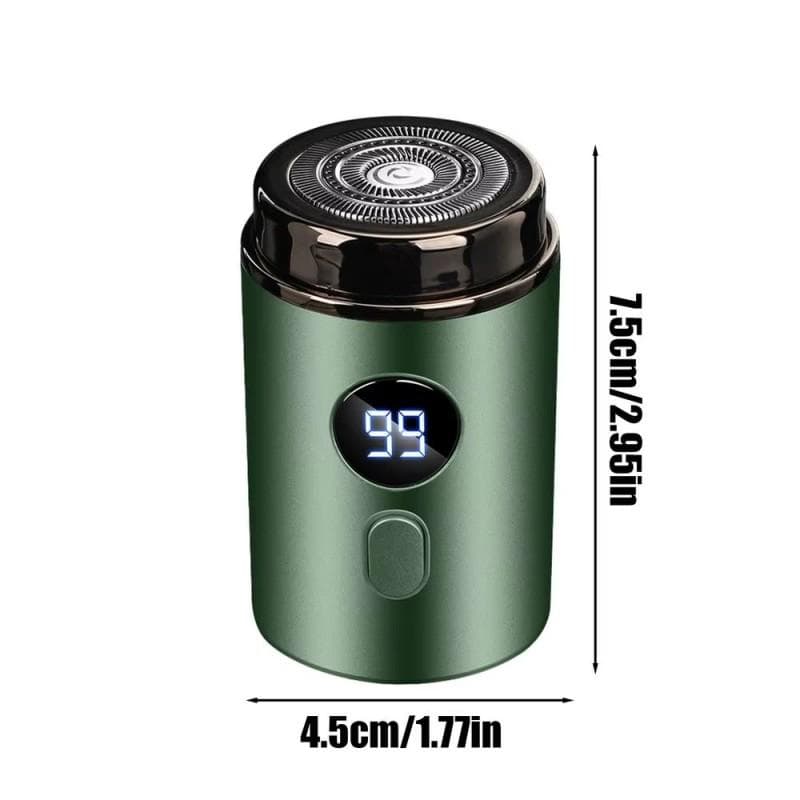 Electric Mini Razor Rechargeable Full Body Wash Travel Car Portable Men's Razor Painless Cordless Trimmer Knive Face Beard Razor green