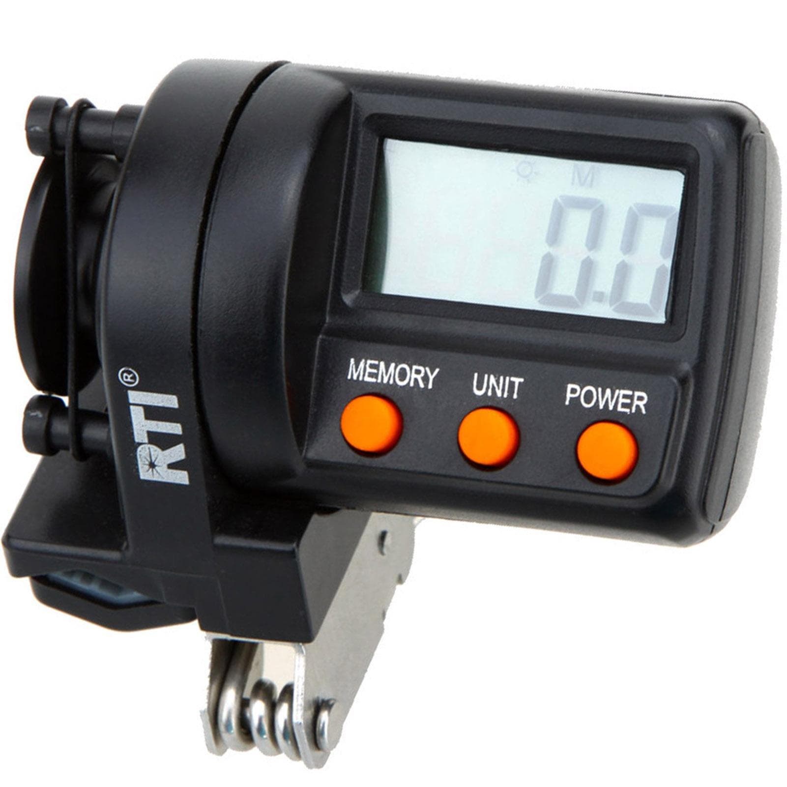 999.9M Digital Display Fishing Line Counter black