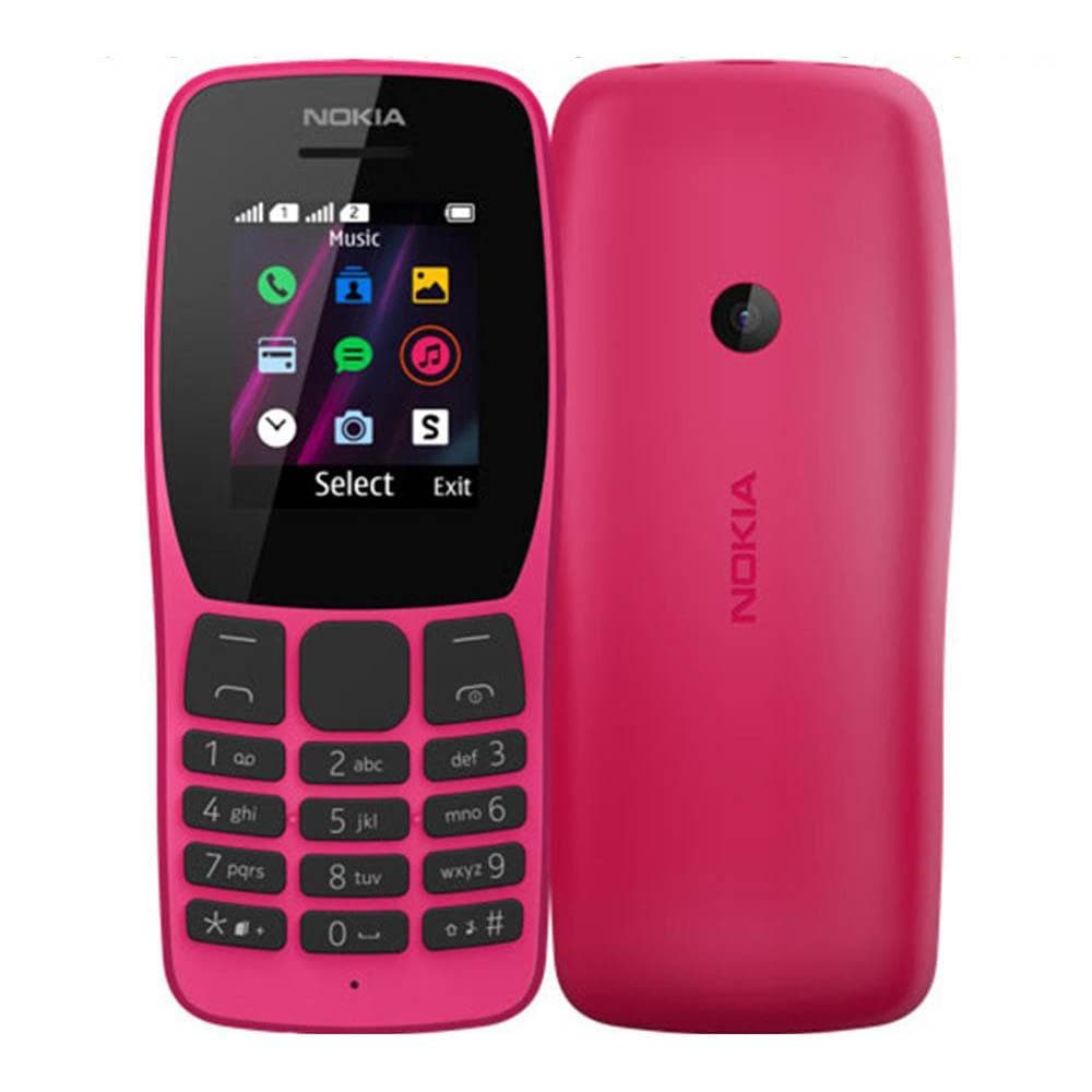 Refurbished Nokia Original Nokia 110 (2019) Dual SIM Mobile Phone With 2 SIM Simple Set pink
