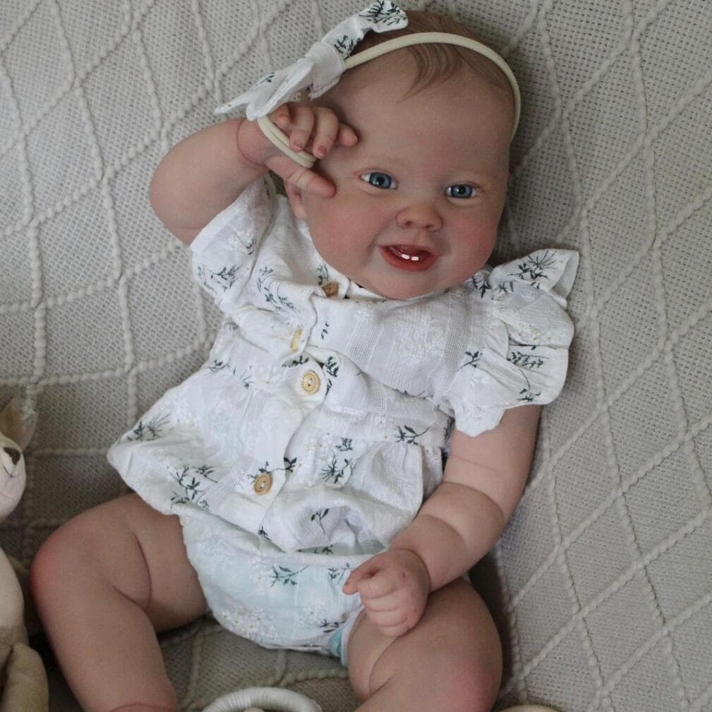 BZDOLL Reborn Baby Doll 3D Paint Skin with Vascular Vein 60CM Soft Silicone Toy Newborn Girl Toddler Kid Birthday Gift 60cm