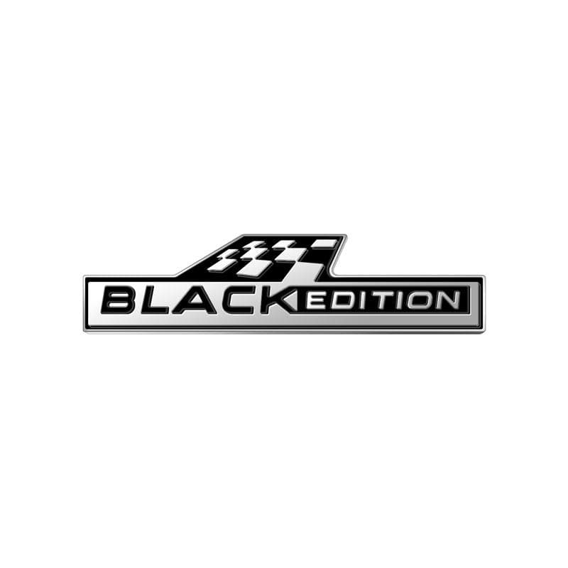 Black Edition Decoration Emblem Car Styling 3D Metal Badge For Octavia Rapid Kodiaq Yeti Fabia Karoq Body Trunk Stickers