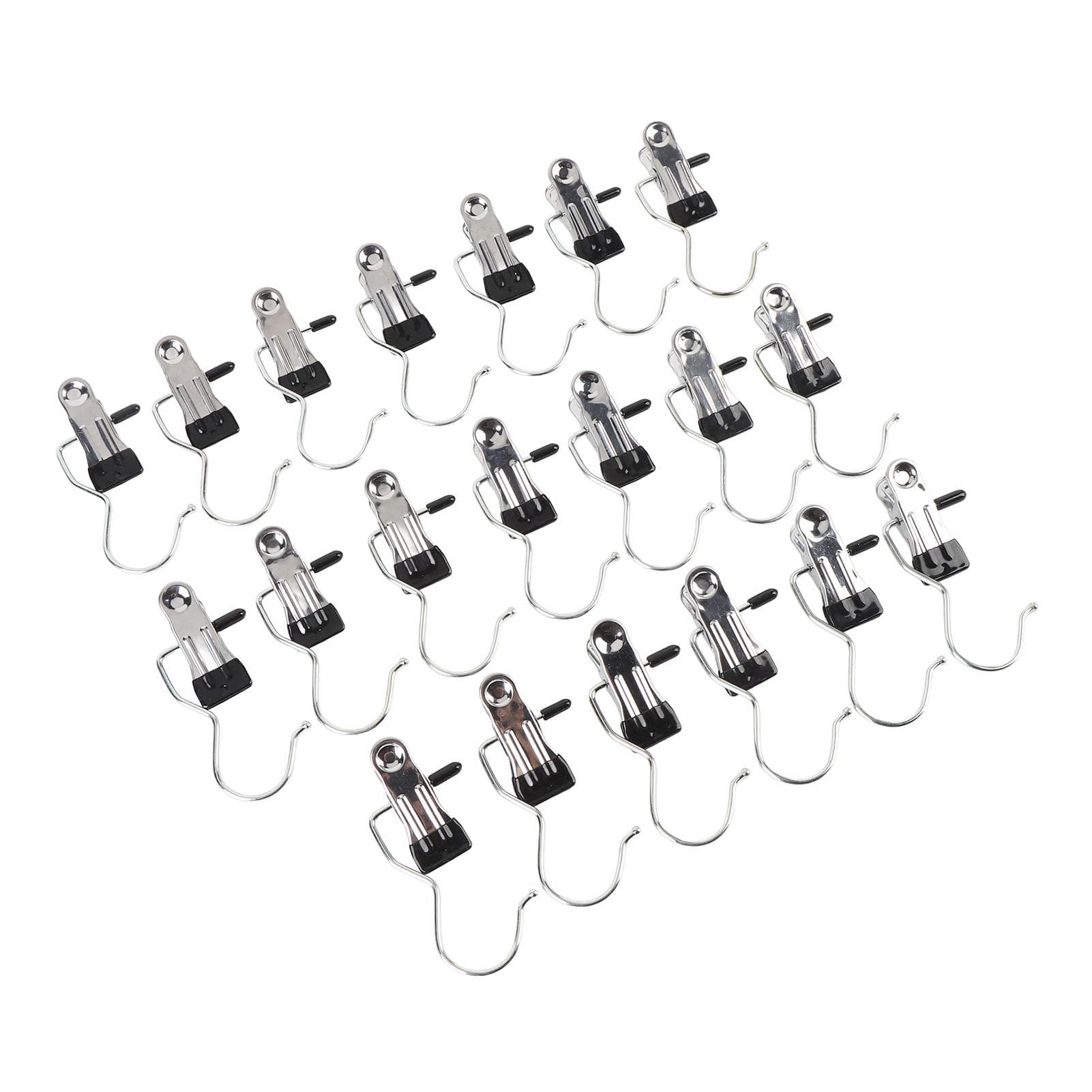 20PCS Boot Hanger Clips Stainless Steel Hanging Laundry Hook Pins for Pants Hats Clothing