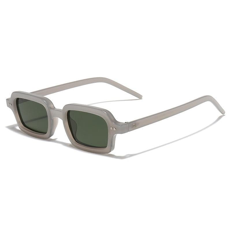 Y2K Vintage Square Sunglasses Women Men Luxury Designer Punk Small Frame UV400 Outdoor Shades