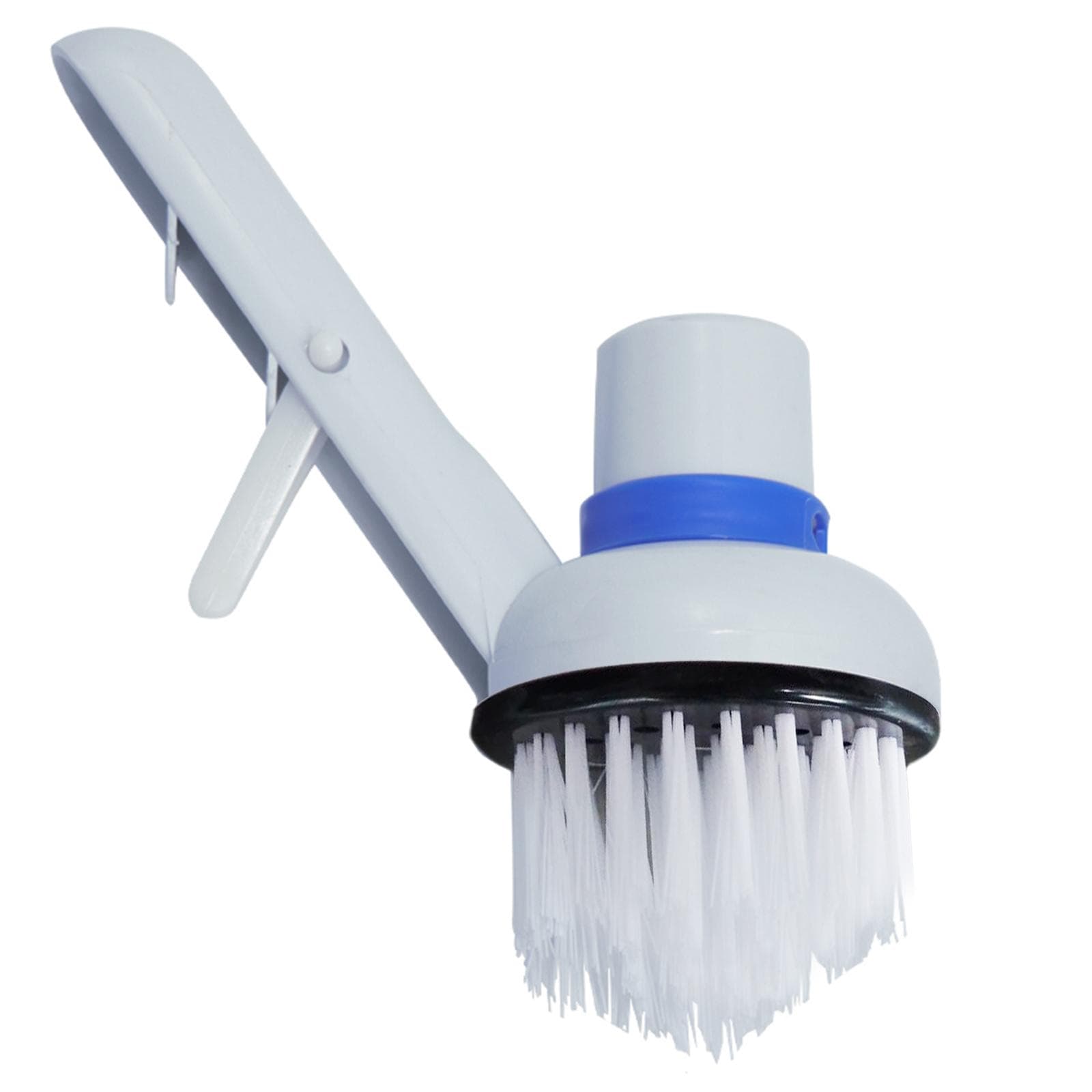 Swimming Pool Corner Steps Brush Heavy Duty Scrubbing Power Aquarium Algae Moss Cleaning Brushes white
