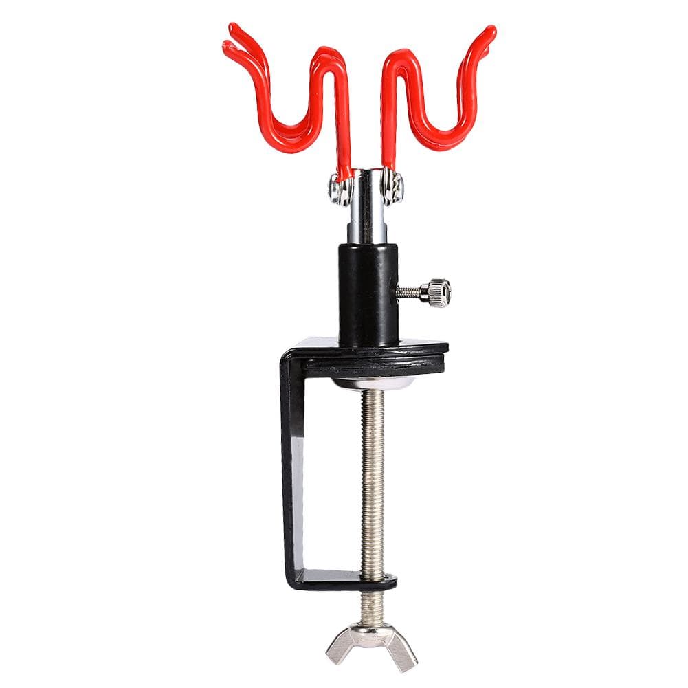 Airbrush Holder Holds 2x Air Brush Guns Clamp on Station Stand Parts Hobby