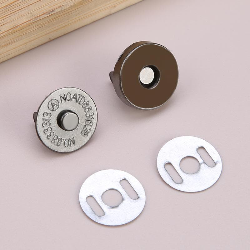 10Pcs/Pack 14-18MM Magnetic Snap Fasteners Clasps Buttons Handbag Purse Wallet Craft Bags Parts Accessories 18mm
