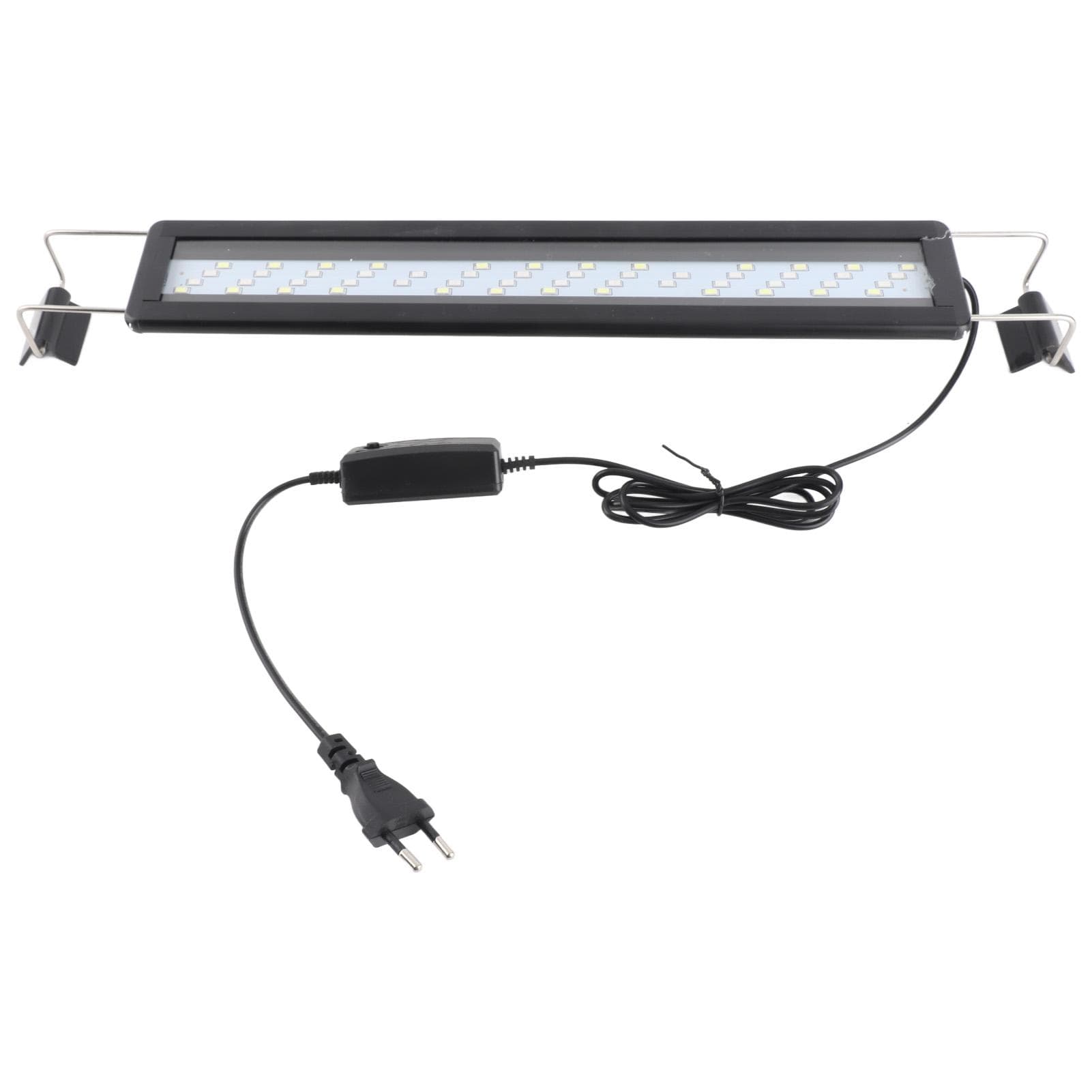 LED Aquarium Light 4 Rows Beads 3 Color Modes Splash Proof Heat Dissipation Extendable Bracket