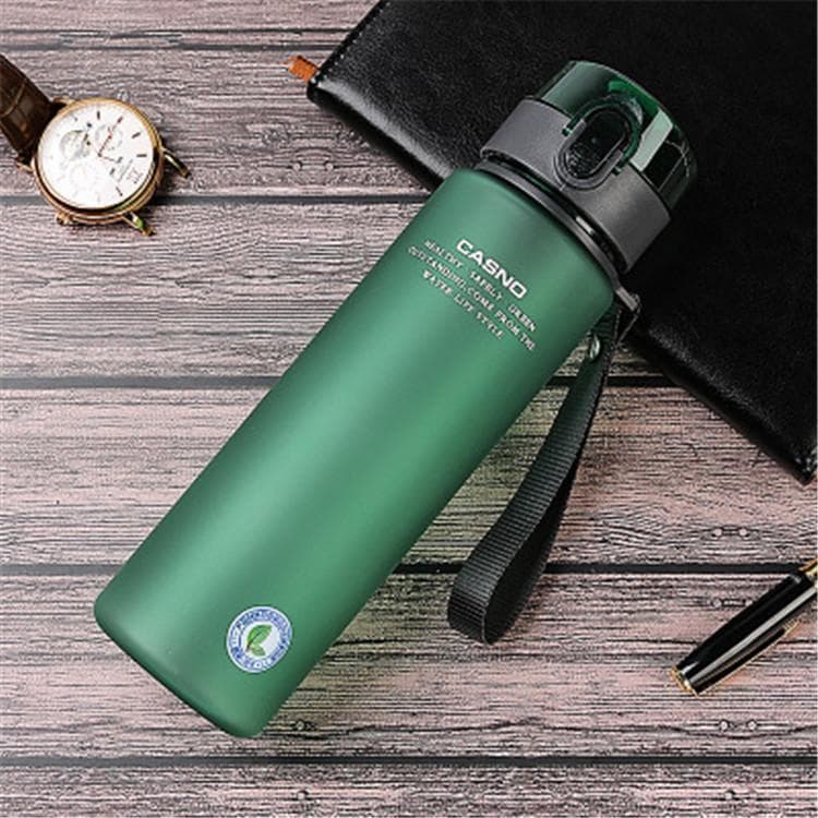 BPA Free Leak Proof Sports Water Bottle High Quality Tour Hiking Portable My Favorite Drink Bottles 400ml 500ml 400ml green