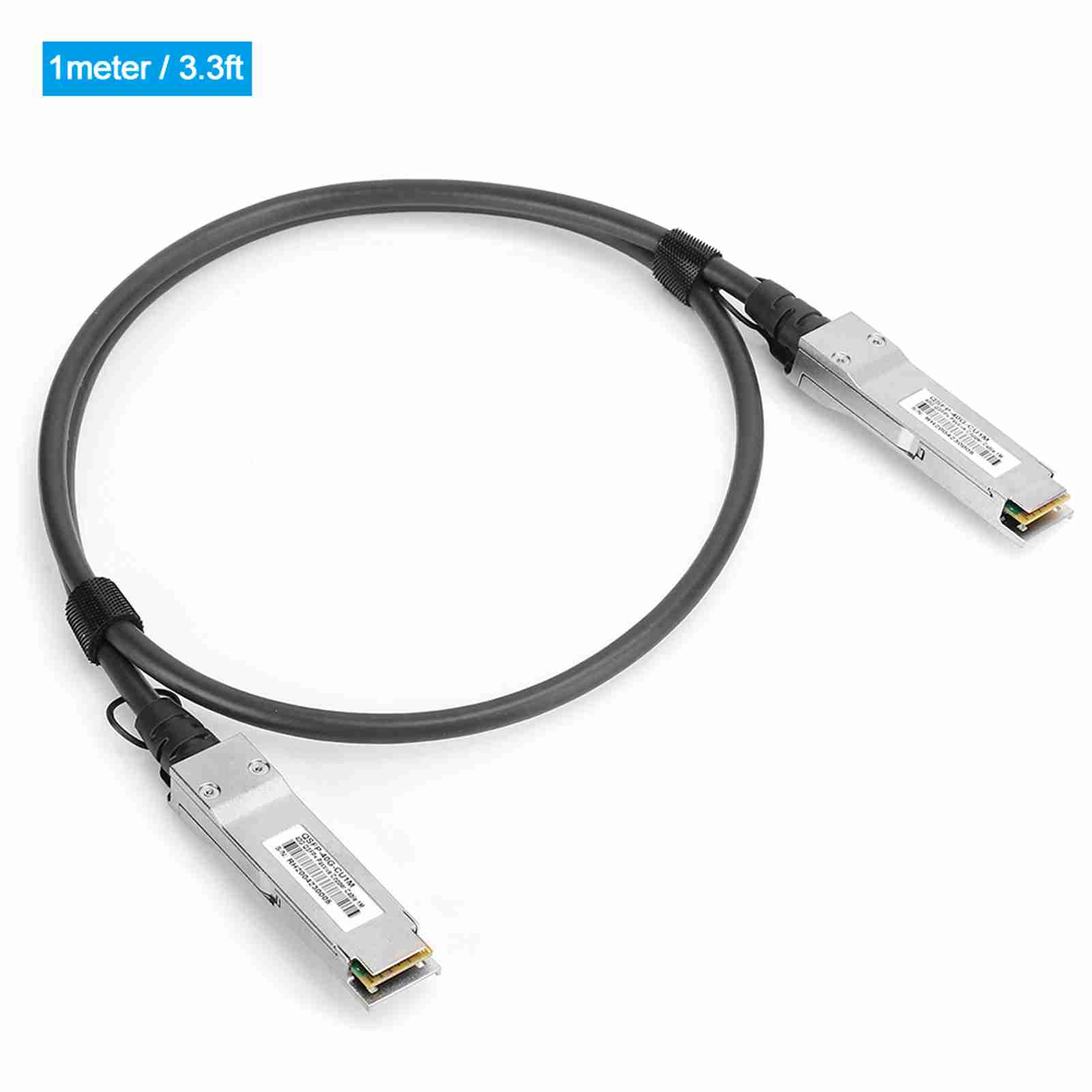 Direct Attach Cable Server Data Cord Single Channel QSFP High‑Speed 40G for Lenovo 1m / 3.3ft