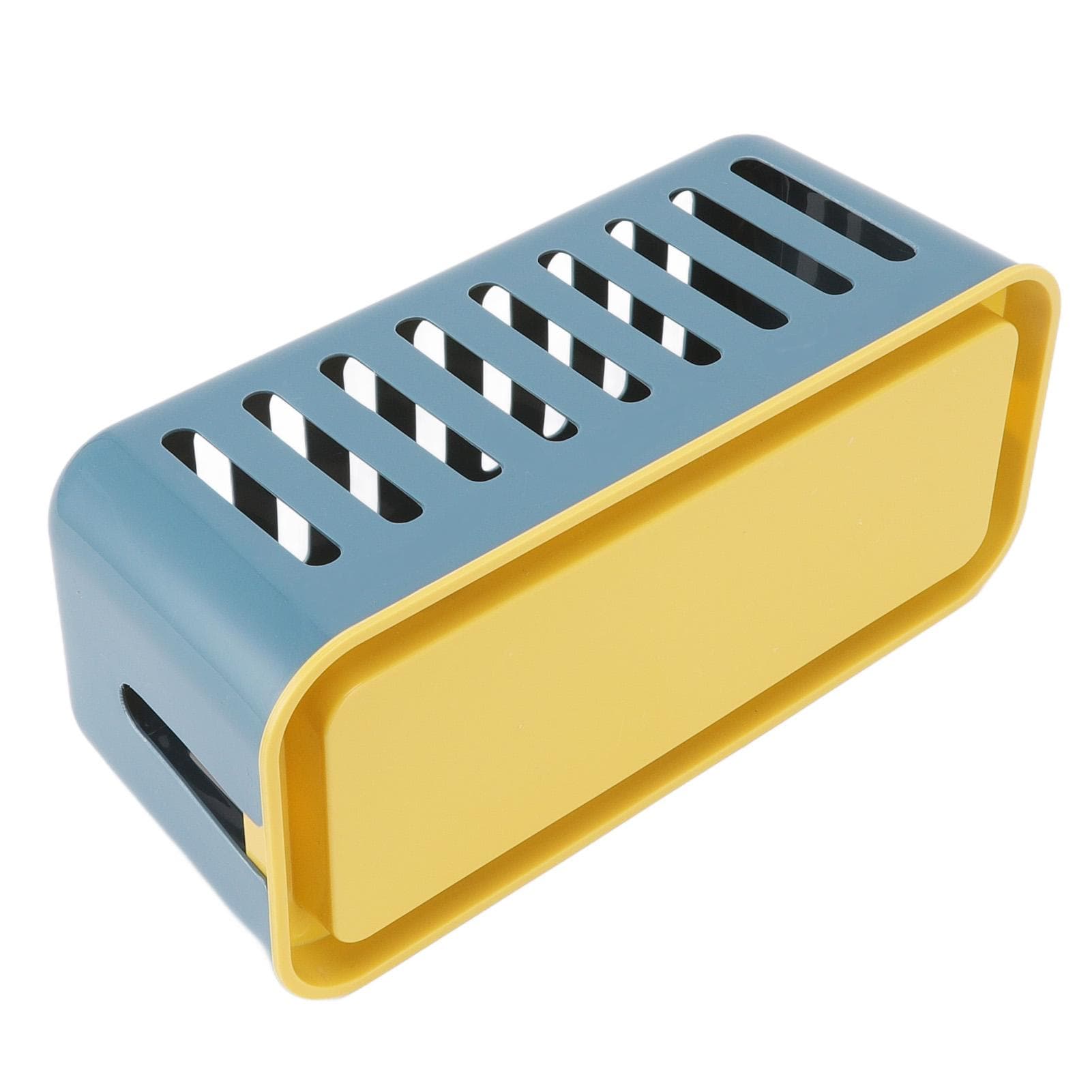 Cable Organizer Box Large Capacity Durable Plastic Flame Retardant High Safety Cord Management Box