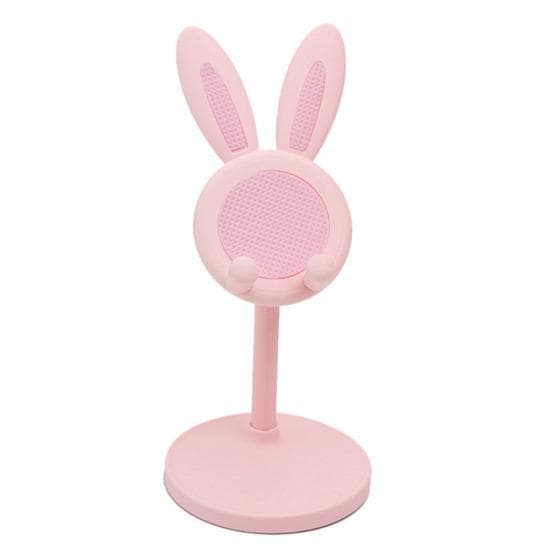 Desktop Phone Holder Pad with Sponge Adjustable Height Multifunctional Space-saving Compact Phone Mount pink