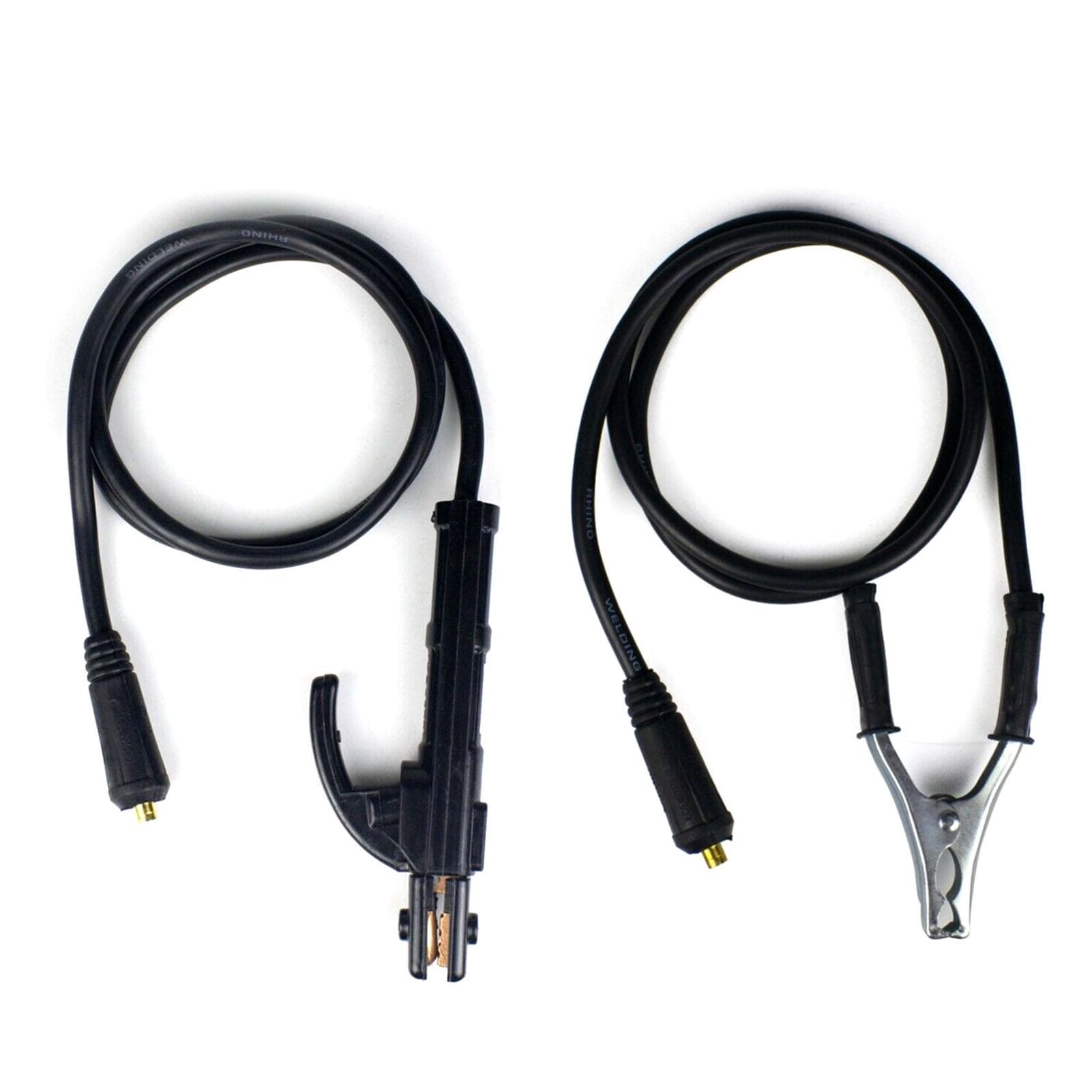 Arc Welding Ground Clamp Set 1.5m Length 300A Welders Earth Clip Kit for ARC ZX7 MMA Welding Machine black