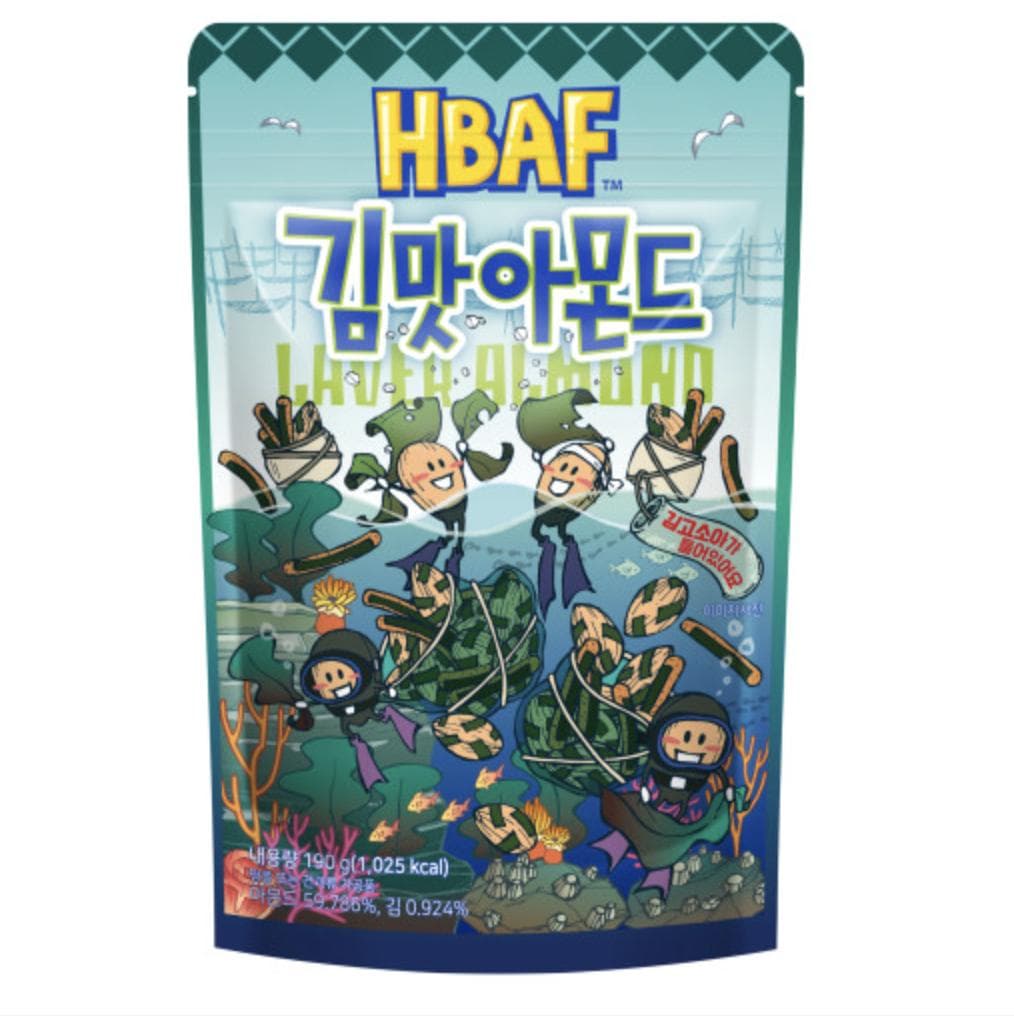 HBAF Seasoned Almonds&Cashewnut 170g/190g (35 Floavors) #Laver Almond