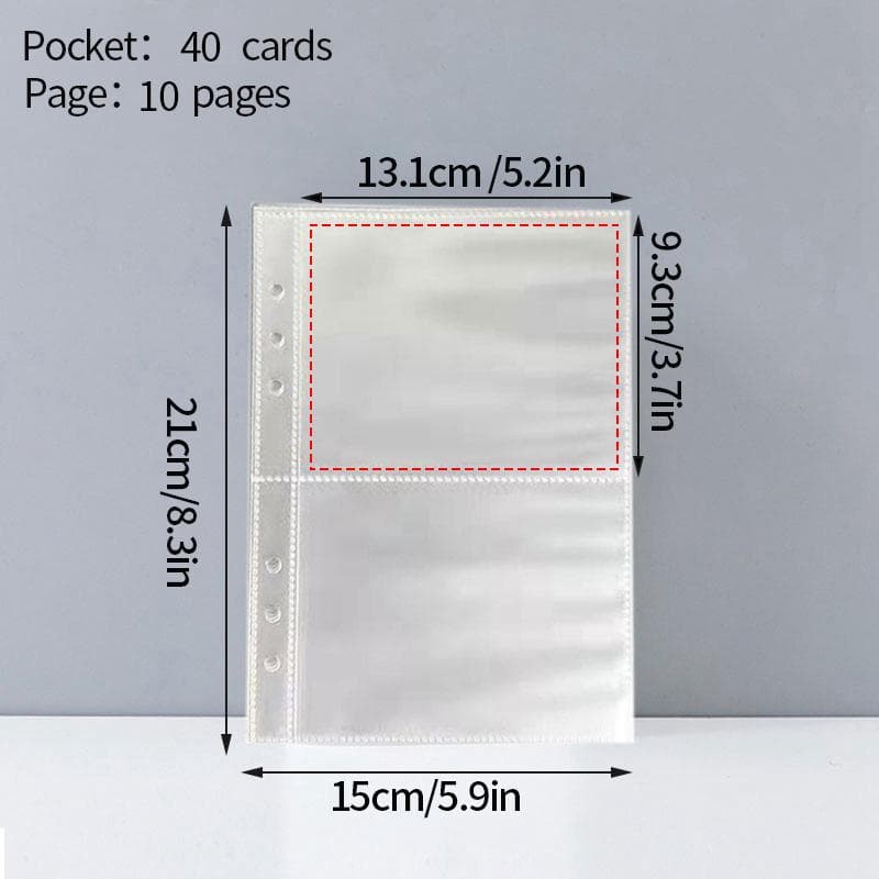 A5 Photo Card Binder DIY Photo Card Collection This Idol Polaroid Album Scrapbook Polaroid Album Binder 10 inner pages/2#