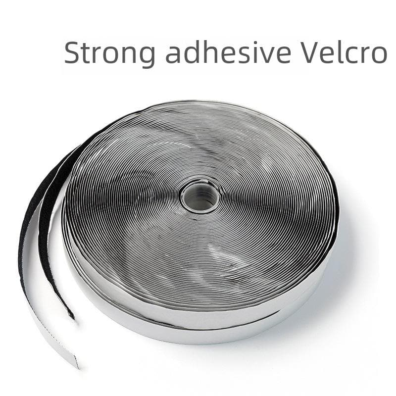 Pre-made Velcro Adhesive Tape for Curtains with Male and Female Buckle Support White Hook Surface Tape 3cm (25m roll)