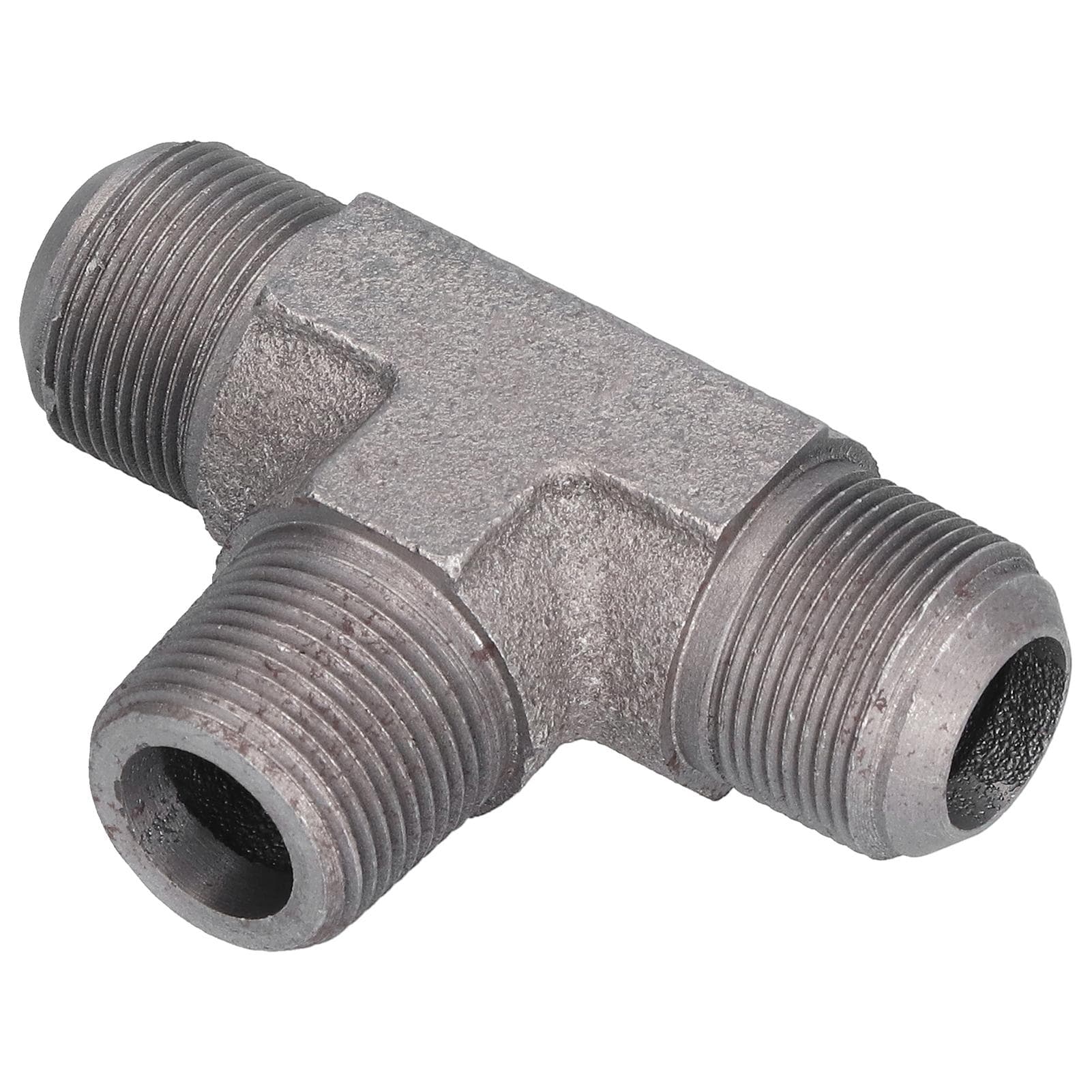 Straight Tee Iron Durable Carefully Polished Compression Pipe Tee Fitting for Air Pump Air