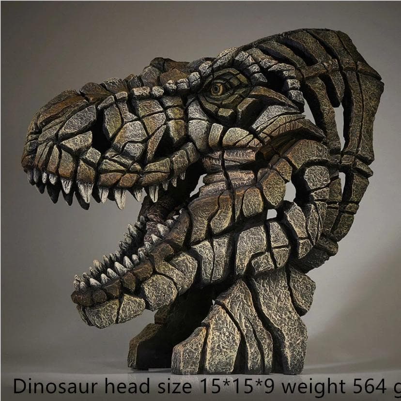 New Trends Contemporary Nordic Style Animal Sculpture Home Decoration Lion Tiger Bust of Edge Scenes Room Decor&Wall Diansaur