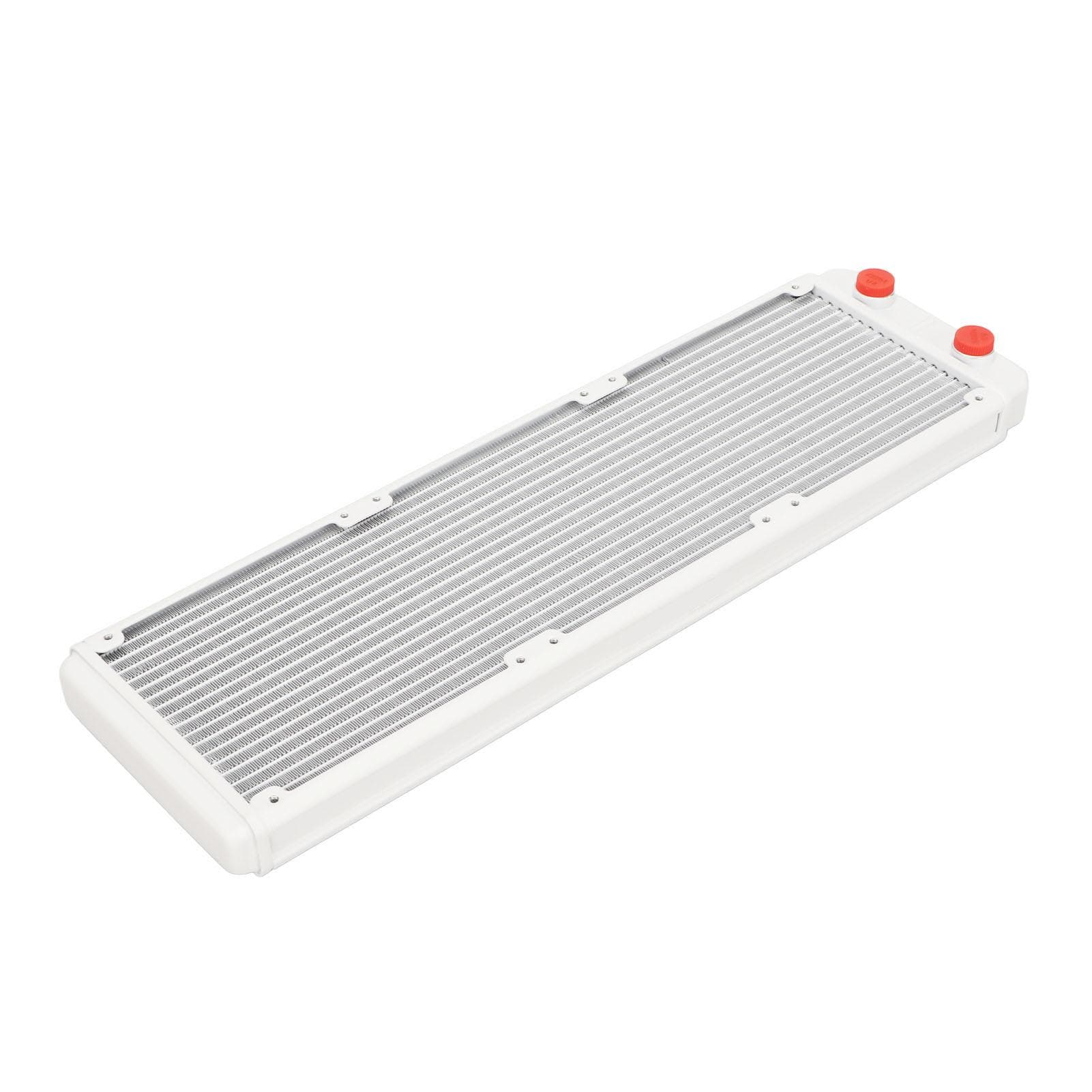 Water Cooling Radiator 18 Pipes Aluminium Alloy Fins G14 Thread Heat Exchanger Radiator for