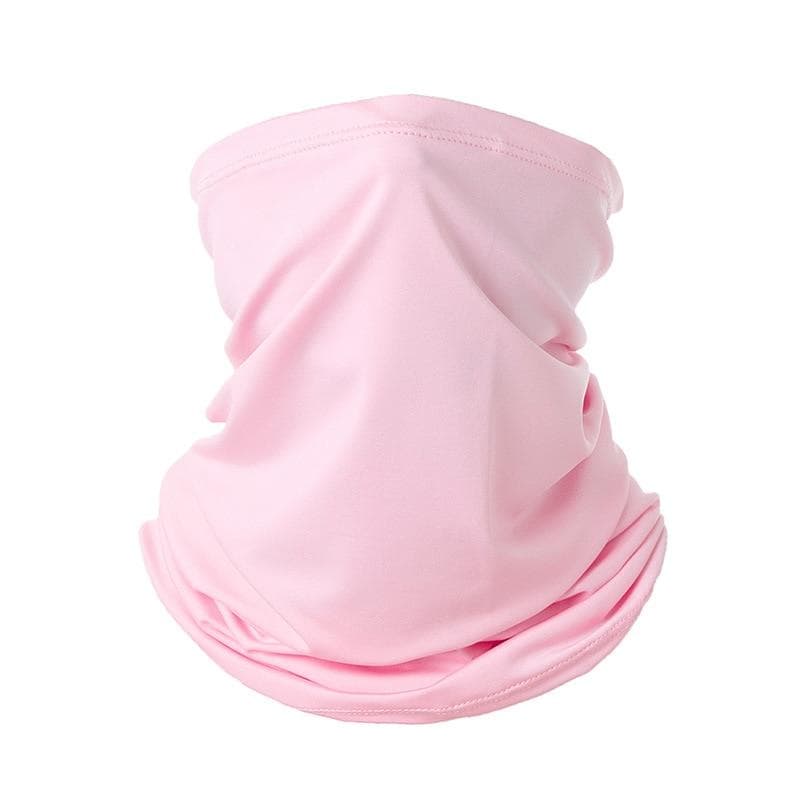 Summer UV Protection Cycling Face Mask Men Women Outdoor Sports Ice Silk Neck Warmer Scarf Breathable Hiking Fishing Face Cover 24x45cm
