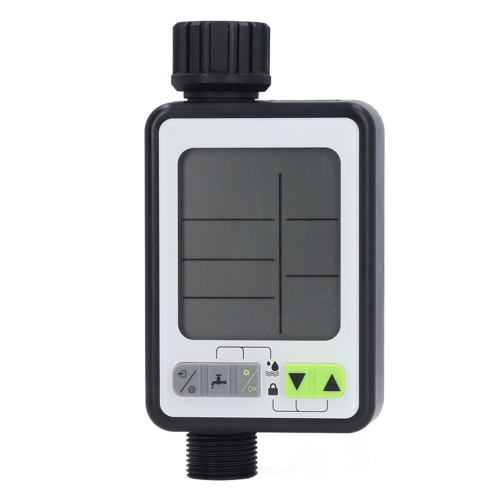 Digital Irrigation Hose Water Timer 3.2in Screen Rain Sensing 3 Intelligent Modes Digital