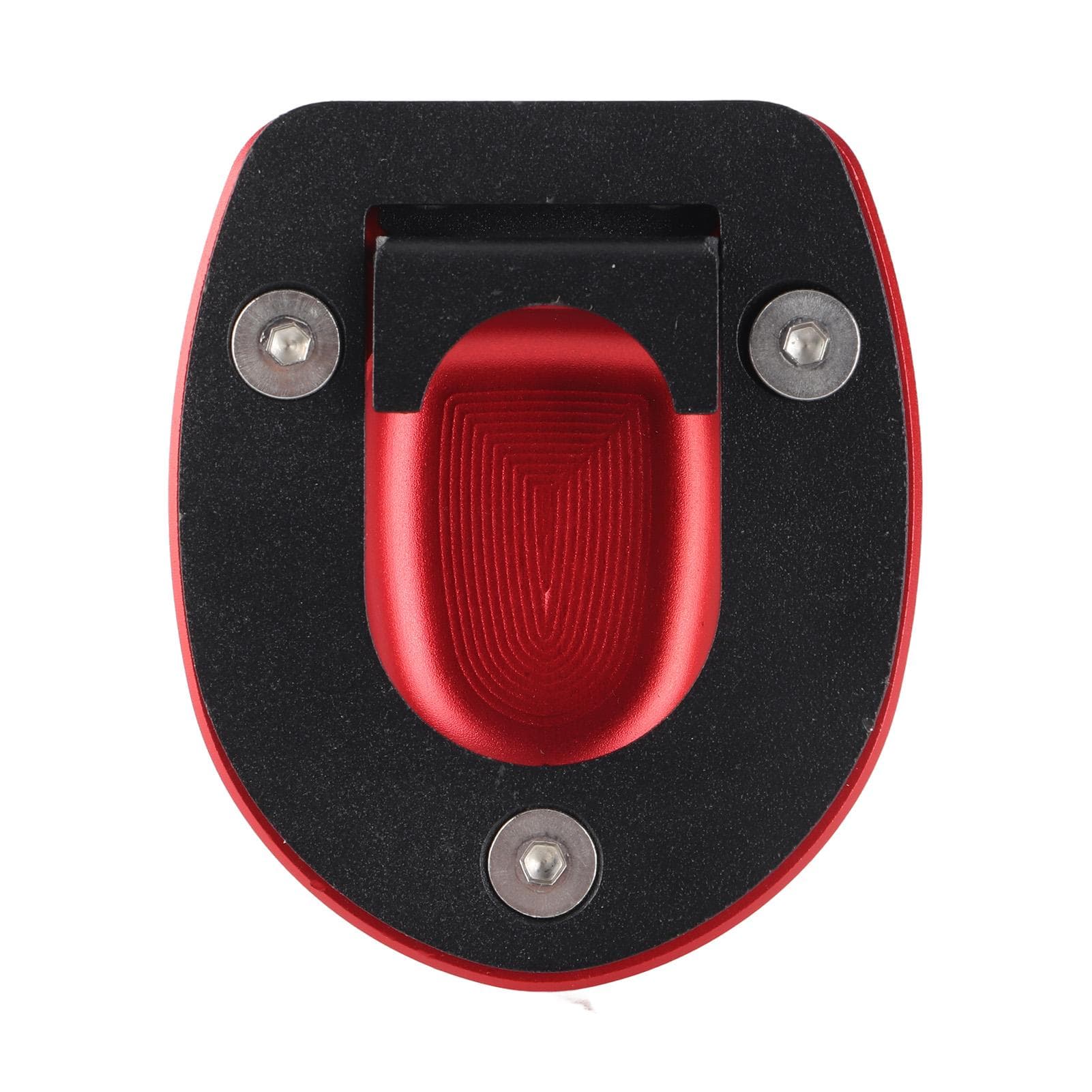 Motorcycle Kickstand Pad Side Stand Enlarger Plate Fit for Vespa GTS 250 300 2013?2019Red