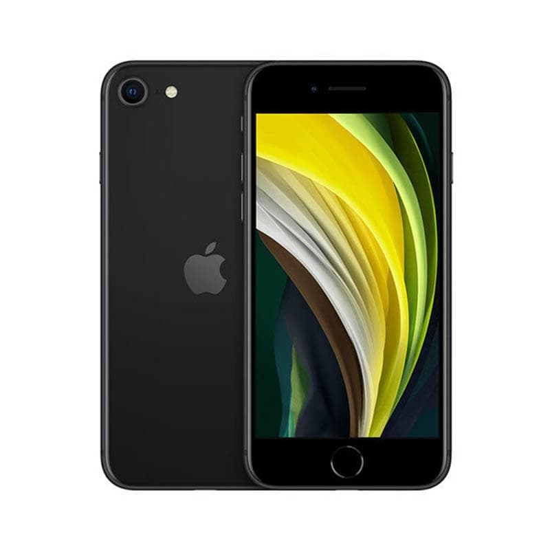 Refurbished Apple iPhone SE 2020 3GB RAM 64GB/128GB ROM Mobile Phone With SIM + eSIM 128GB simple set black
