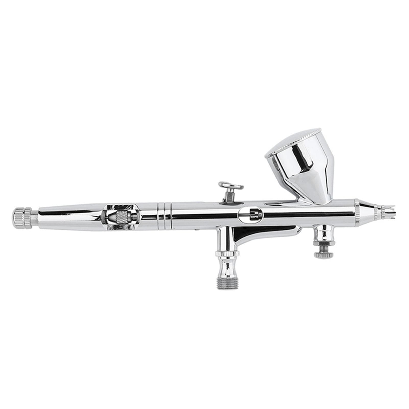 Dual Action Airbrush Kit 0.2mm0.3mm0.5mm Needle Art Spray Gun for CakeNail Model black