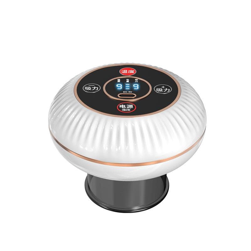 Cupping and Scraping Instrument, Household Heating To Remove Moisture, Electric Intelligent Canning and Scraping Instrument All-in-one Machine white