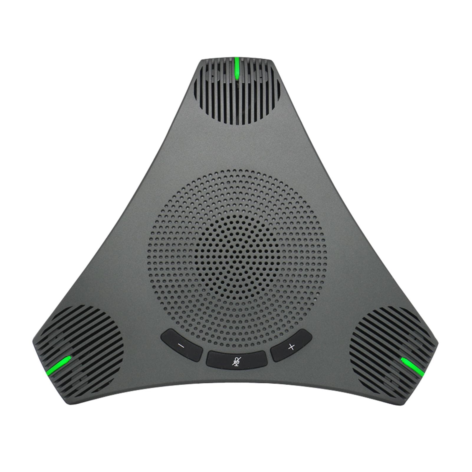 Aibecy USB Speakerphone Conference Microphone Omnidirectional Computer Mic 360 degrees  Voice Pickup with black