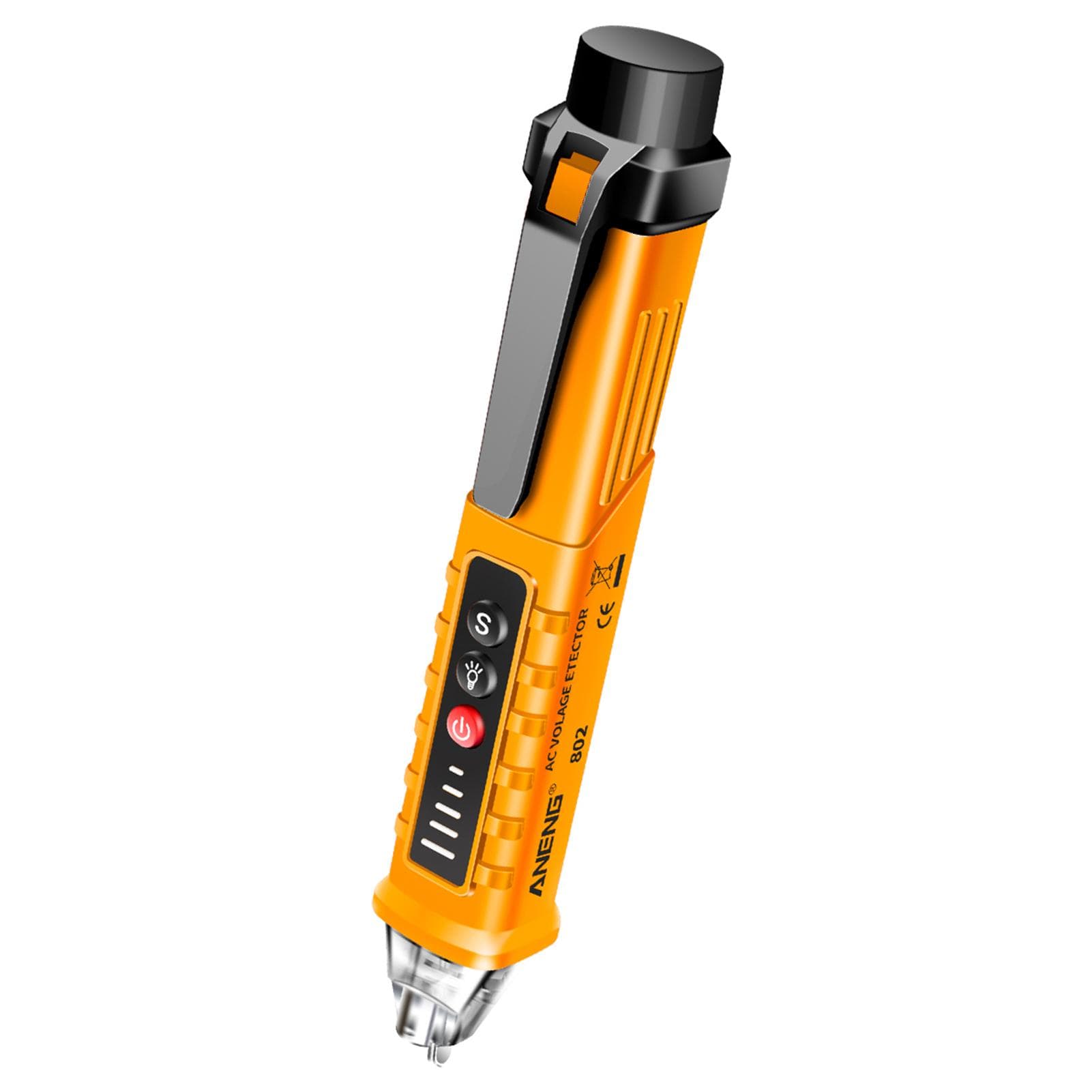 ANENG VD802 Noncontact AC Voltage Detector Tester Meter 12V1000v Pen Style Electric Indicator LED yellow