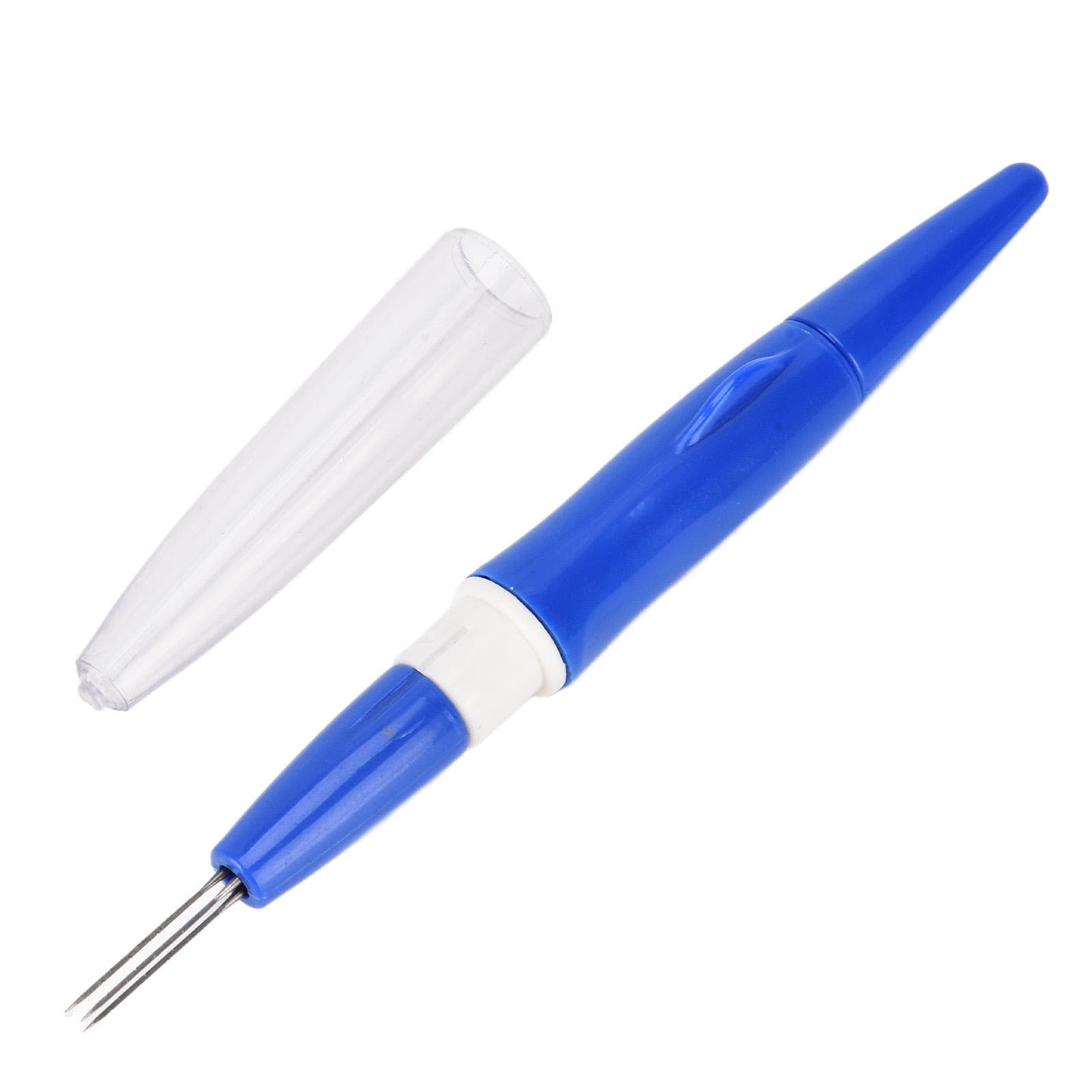 Felting Needles 3 Needles Ergonomically Designed Handle Use Easily Comfortable Grip DIY Felting blue
