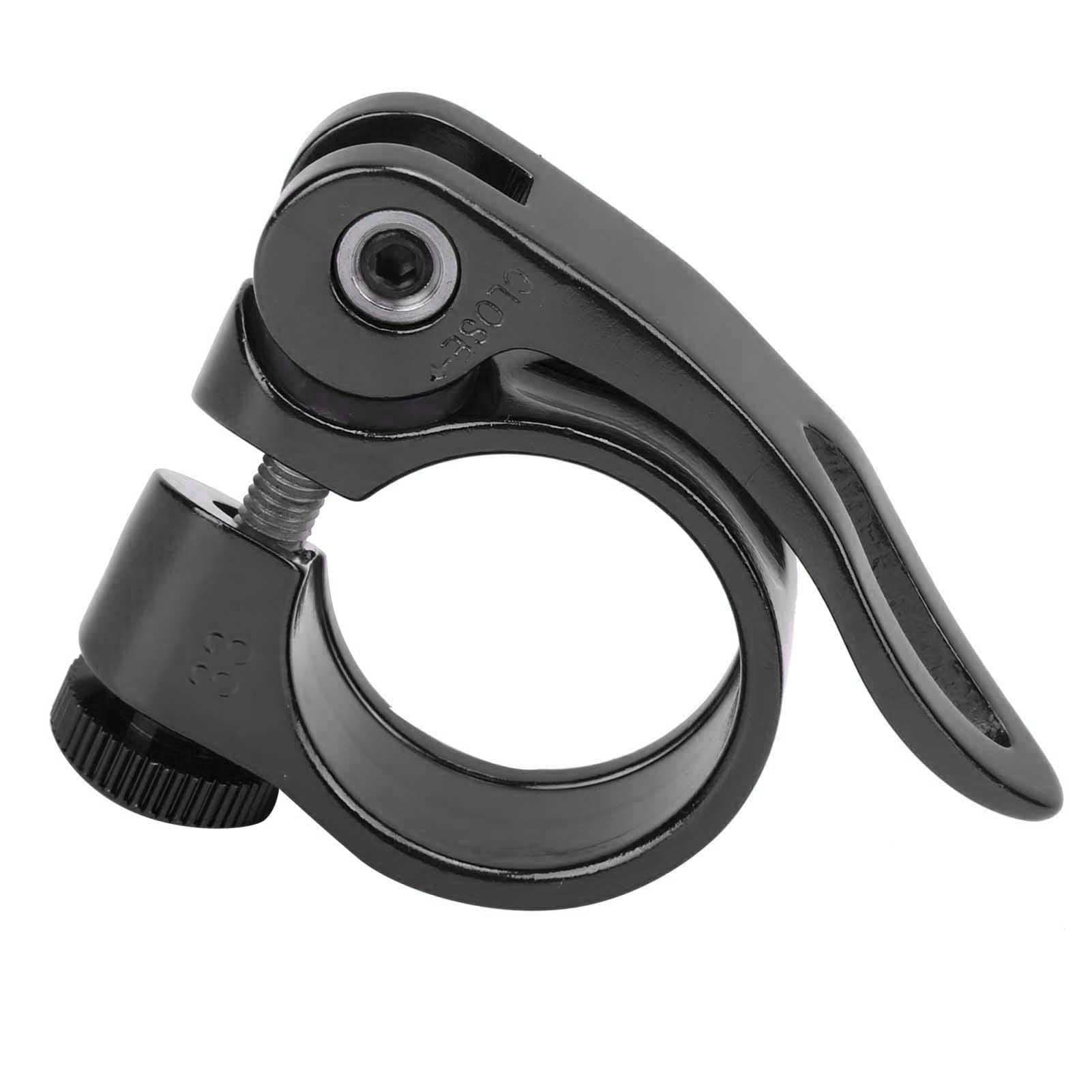 28.6mm Durable Bicycle Seat Tube Clamp Bike Aluminum Alloy Seatpost Clamp Bike AccessoryBlue