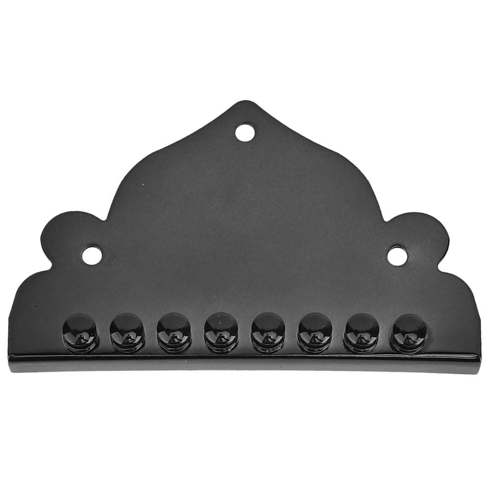Mandolin Tailpiece Black 8String Screws Triangular Parts Musical Instrument Accessories