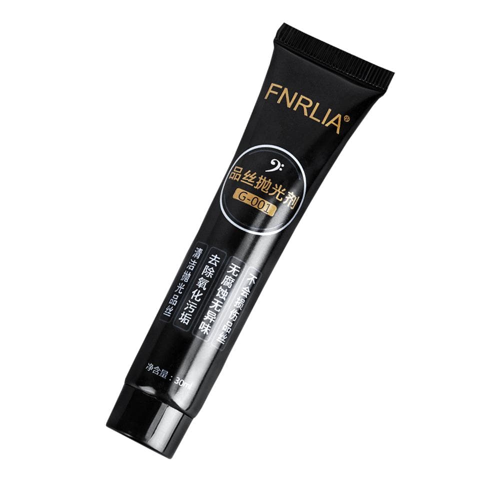 Guitar Fret Polishing Paste 30ml Polish and Cleaner Paste for Electric Guitar Pickup Bridge 30ml black