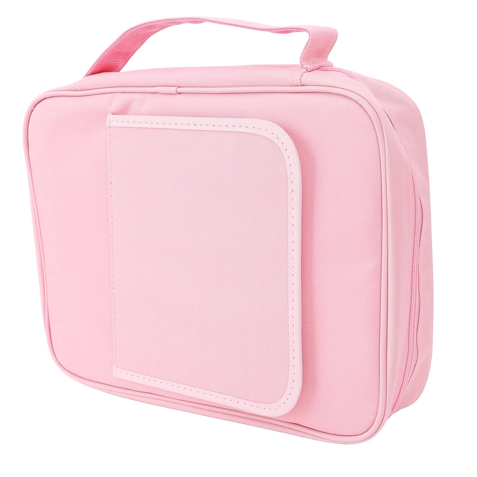 Portable Bible Case with Bookstand Polyester Fashion Bible Protective Carrying Case for Electronic pink
