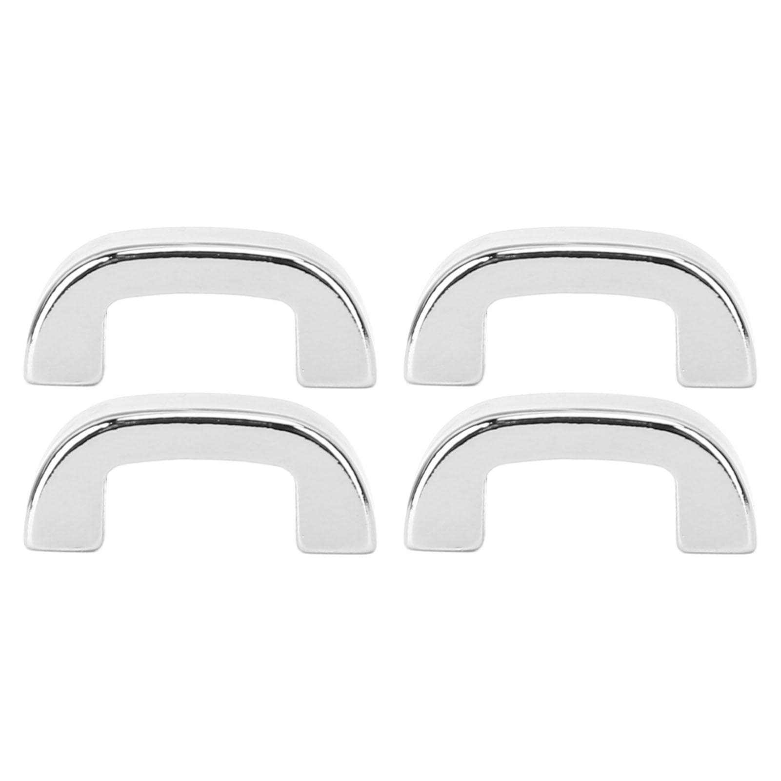 14 Sets D Ring Connector Buckle Silver Color Slick Finish Handbag Chain Connector Arch Bridge
