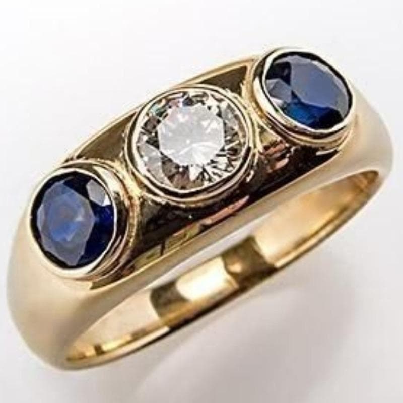 Luxury Ring Women's Ring Vintage Women's Ring No. 8 gold