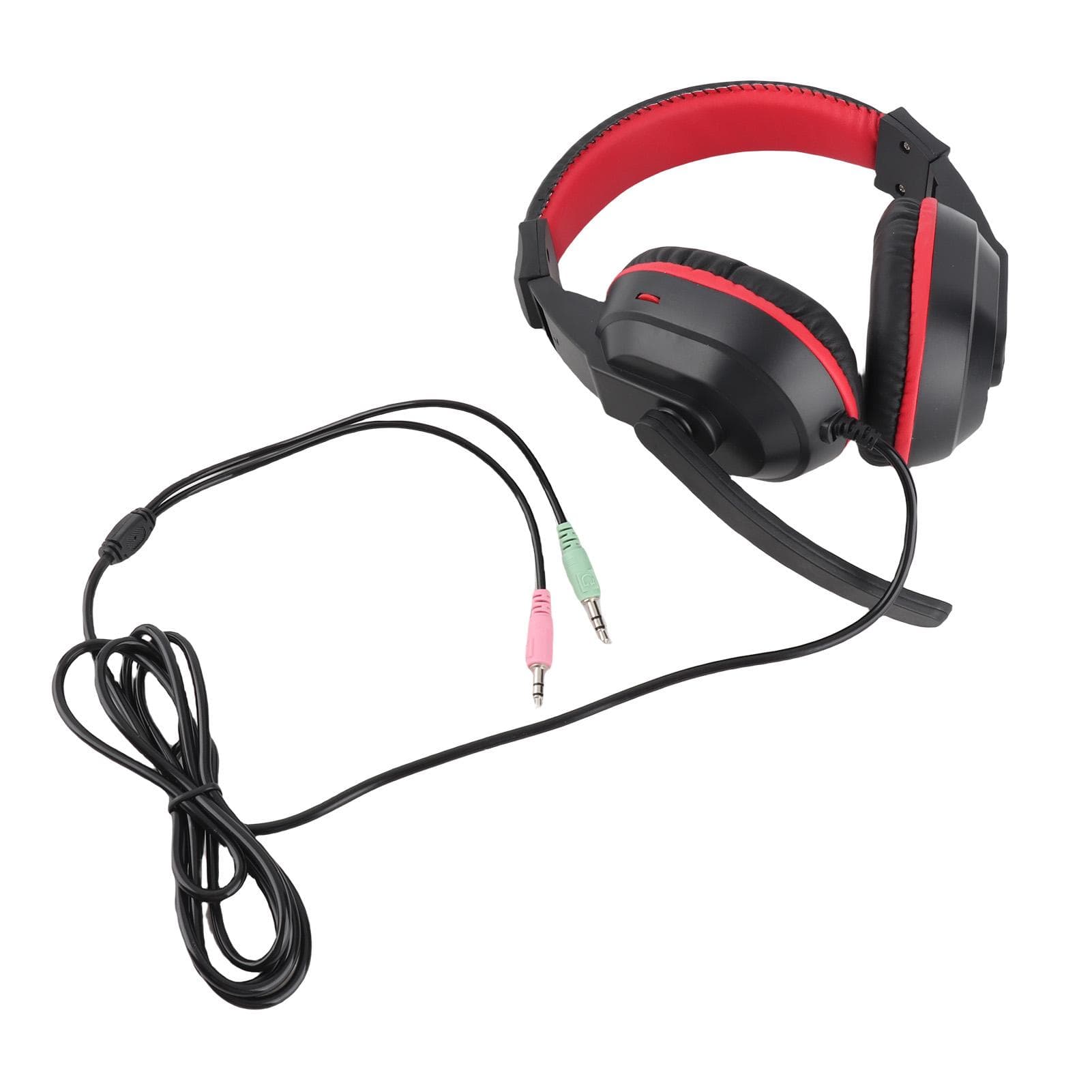 Gaming Headset 3.5mm 3D Surround Sound Mega Bass 360 Degrees Mic Ergonomic Design Headset with