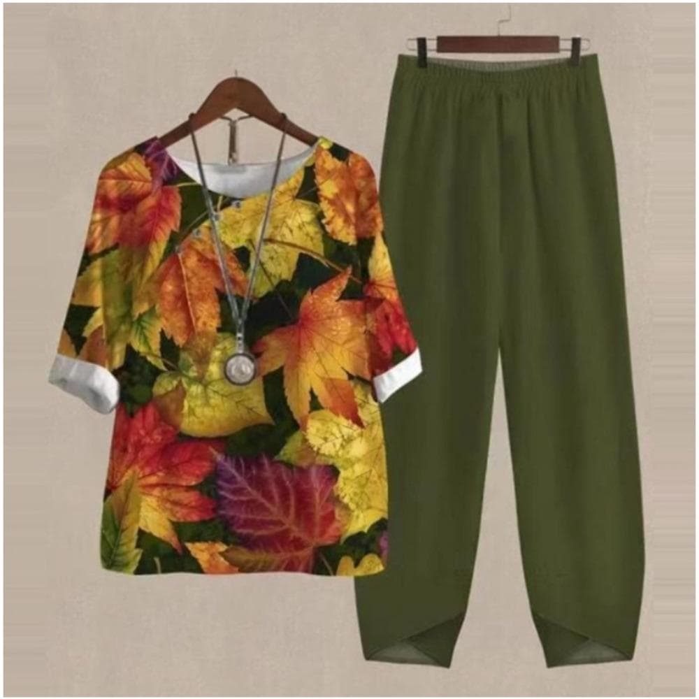 QICED Women's Fashion Summer Spring Solid Color Print Short Sleeve Suspenders Trousers Pants Suits XXXXL